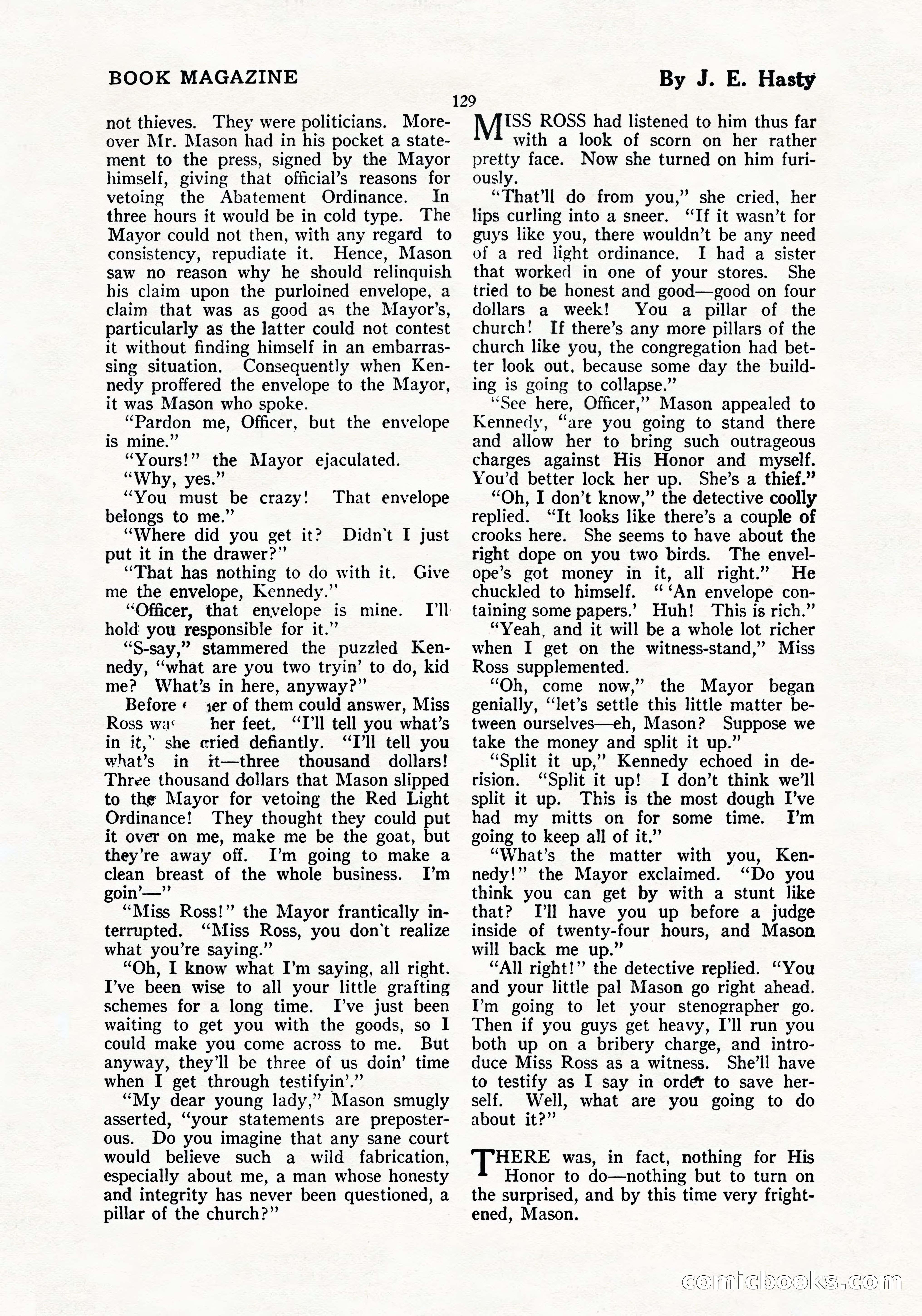 The Blue Book Magazine, July 1919 — page 135 of 212