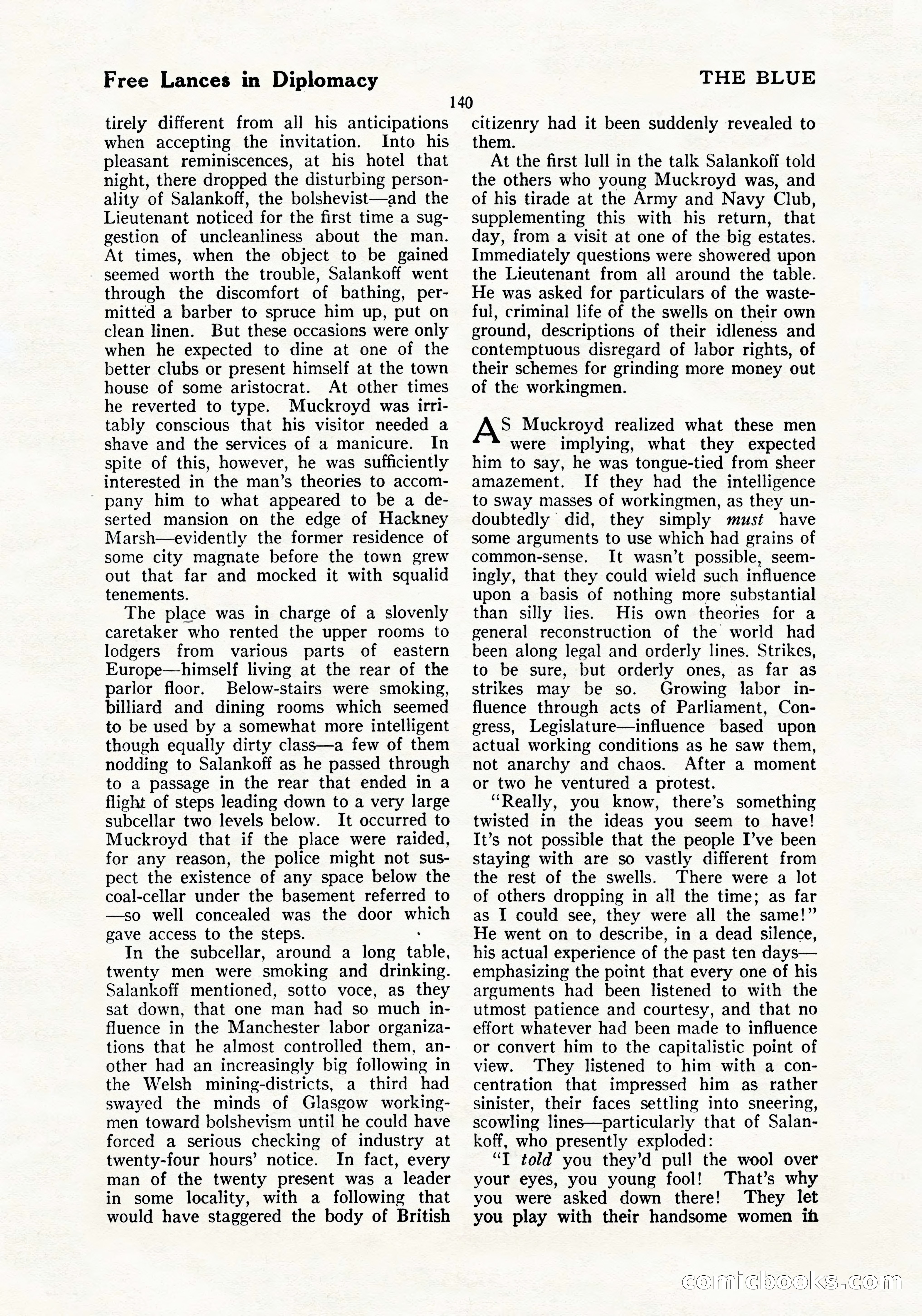 The Blue Book Magazine, July 1919 — page 146 of 212
