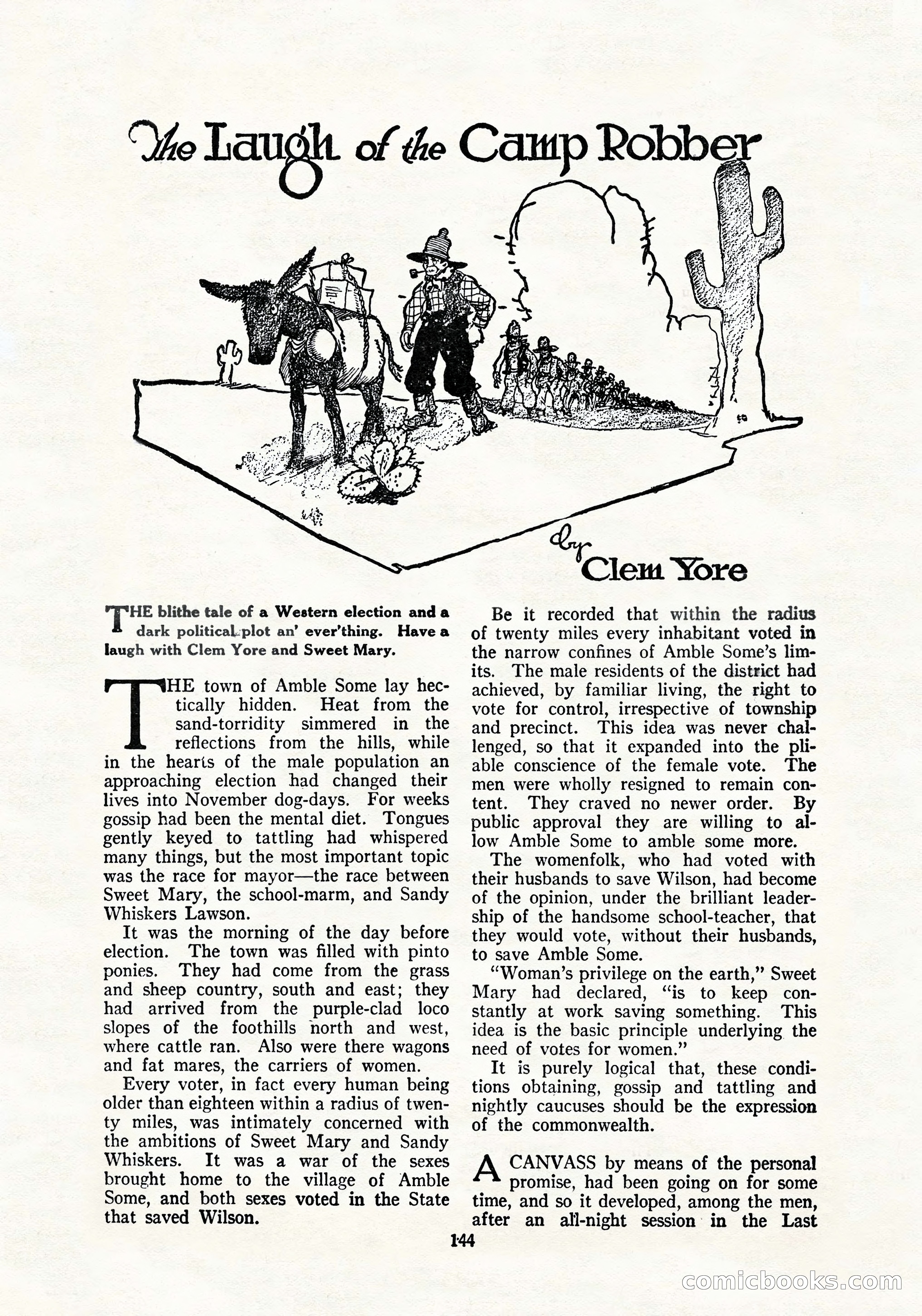 The Blue Book Magazine, July 1919 — page 150 of 212