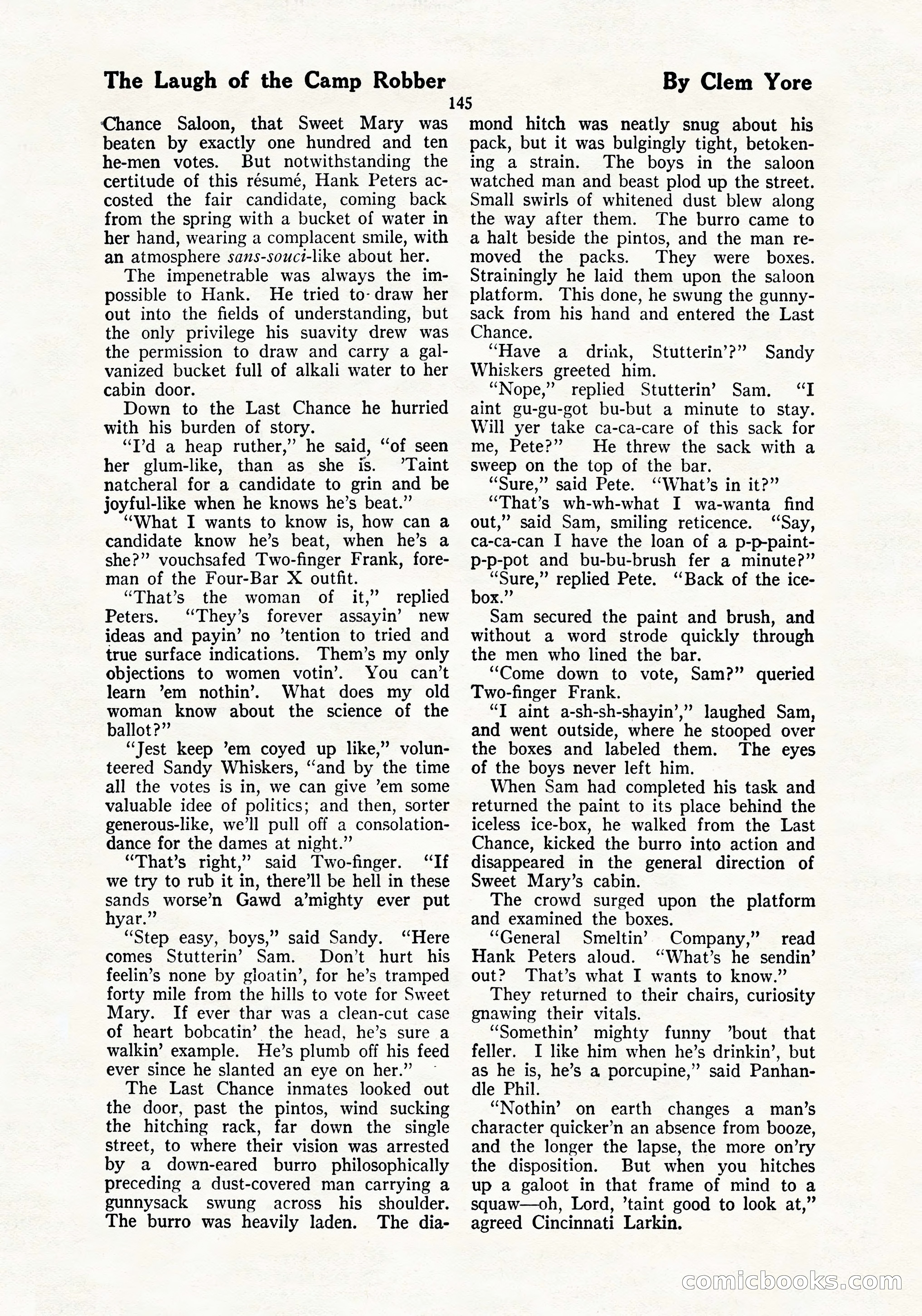 The Blue Book Magazine, July 1919 — page 151 of 212