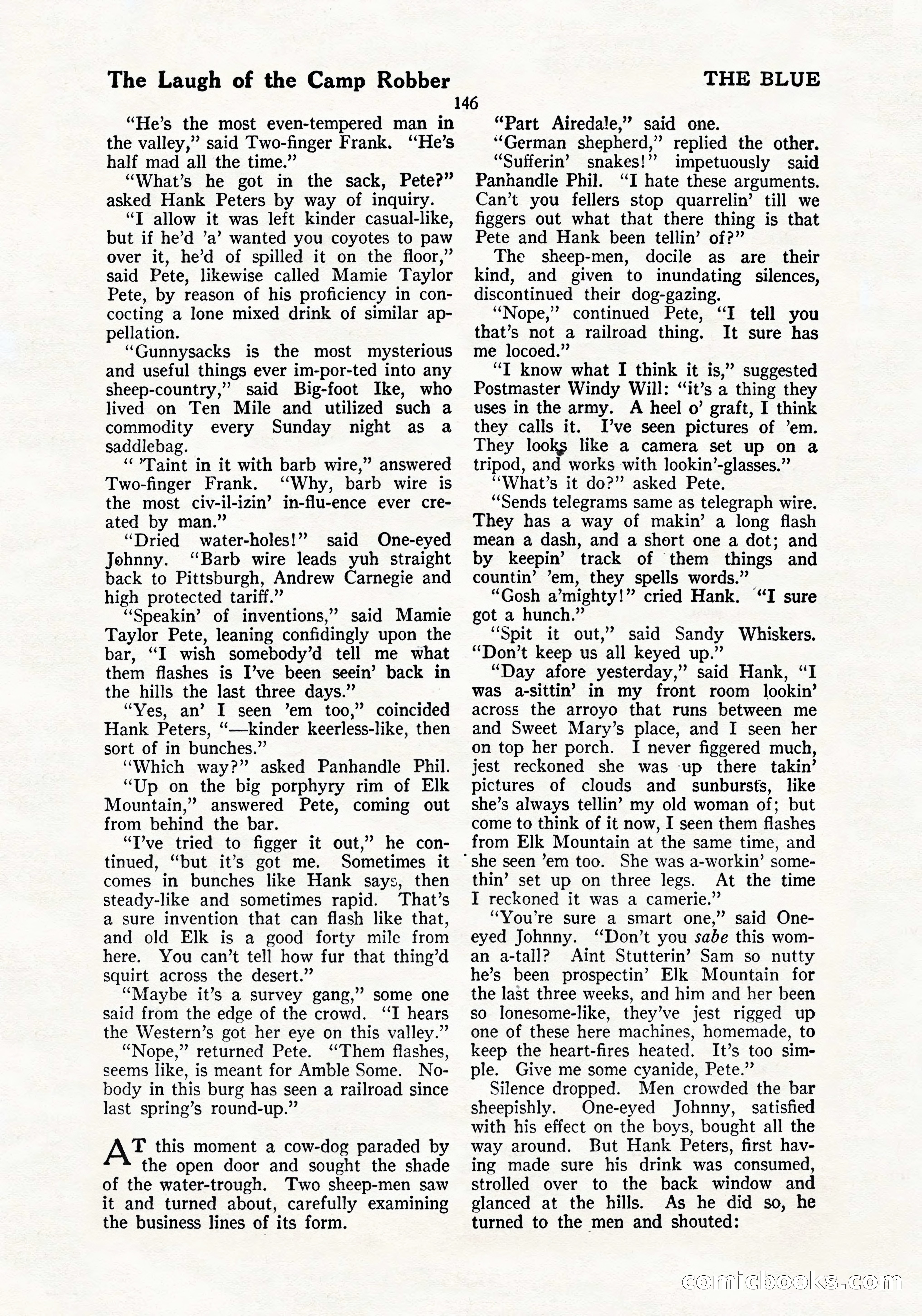 The Blue Book Magazine, July 1919 — page 152 of 212