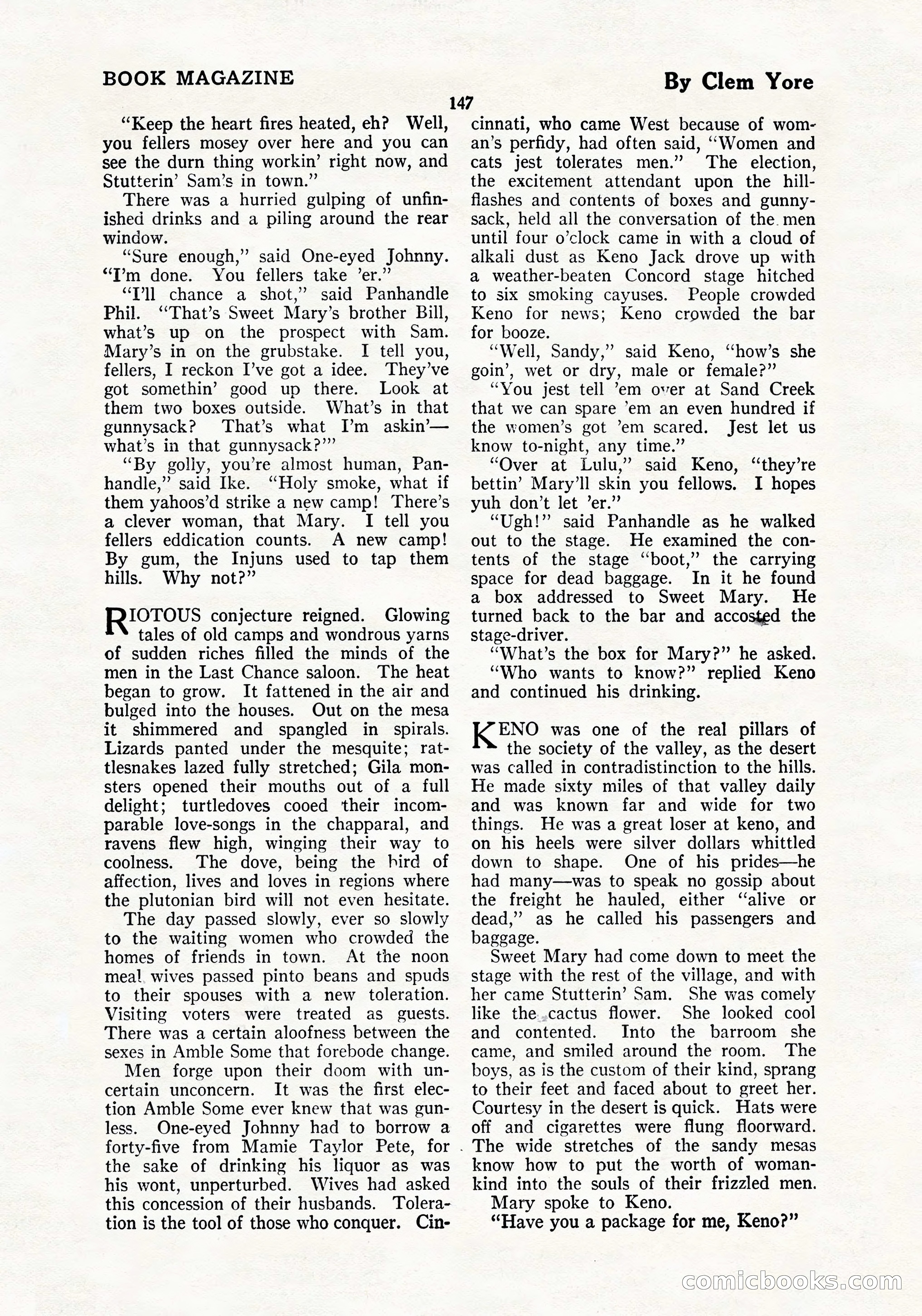 The Blue Book Magazine, July 1919 — page 153 of 212