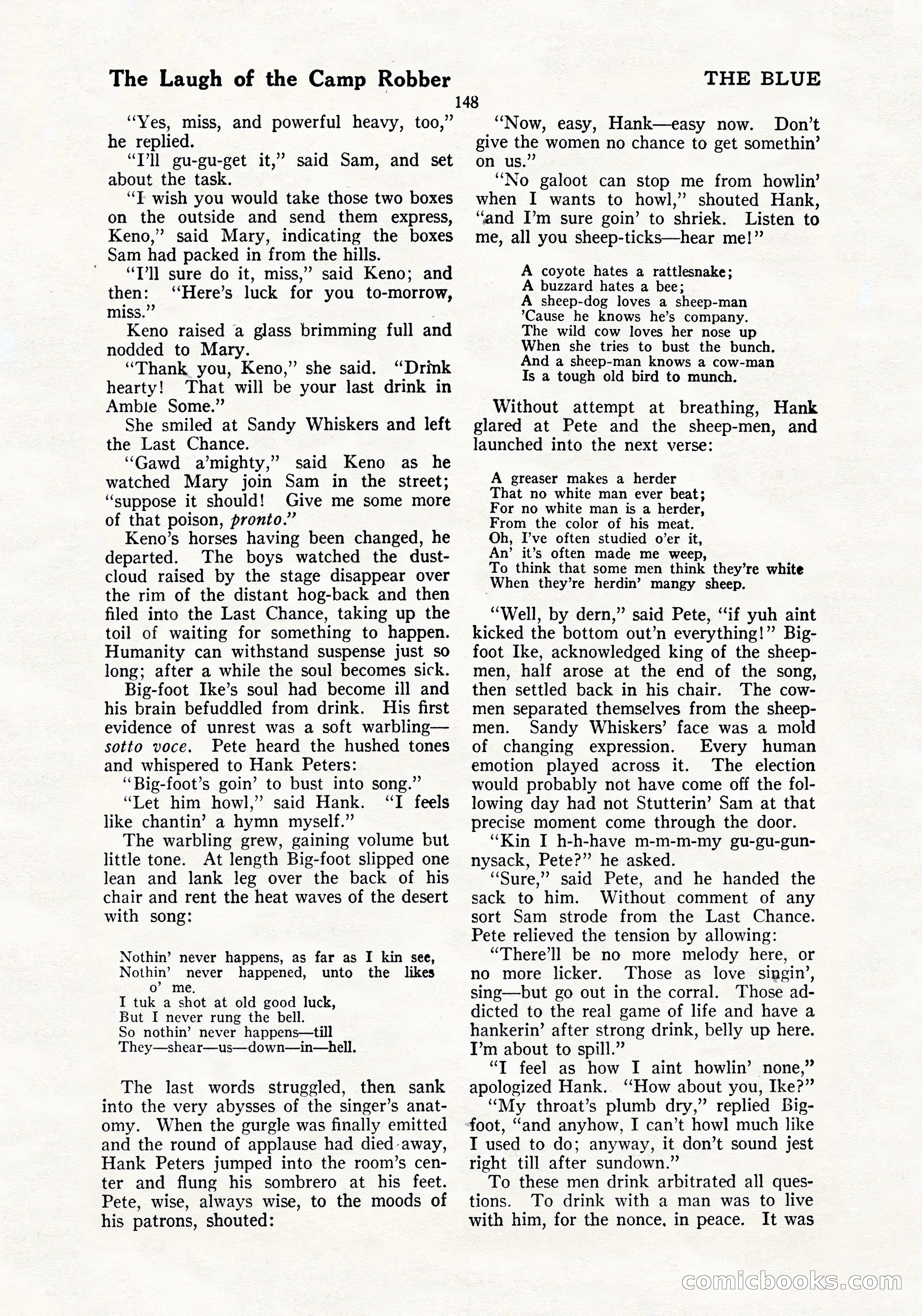 The Blue Book Magazine, July 1919 — page 154 of 212