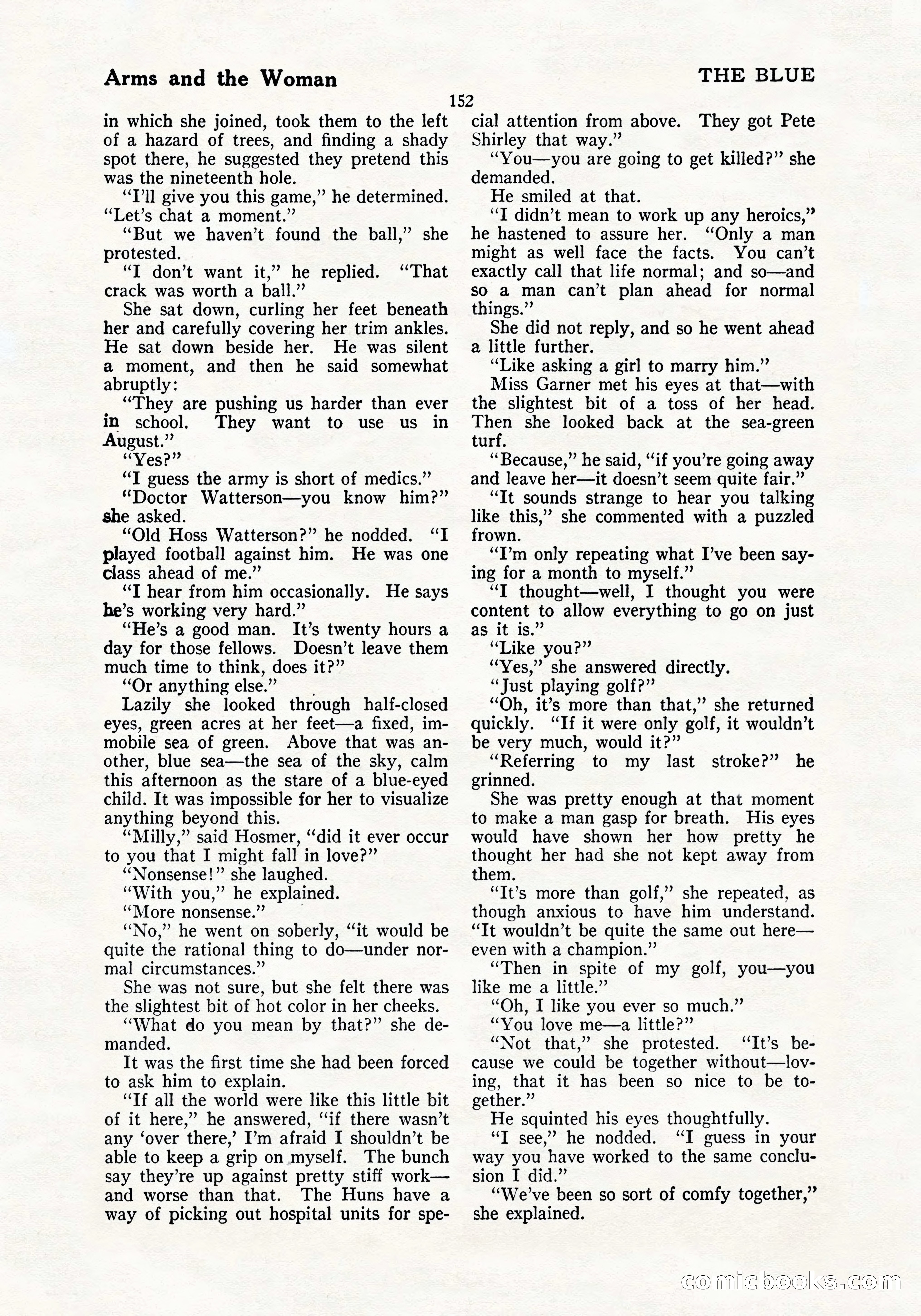 The Blue Book Magazine, July 1919 — page 158 of 212