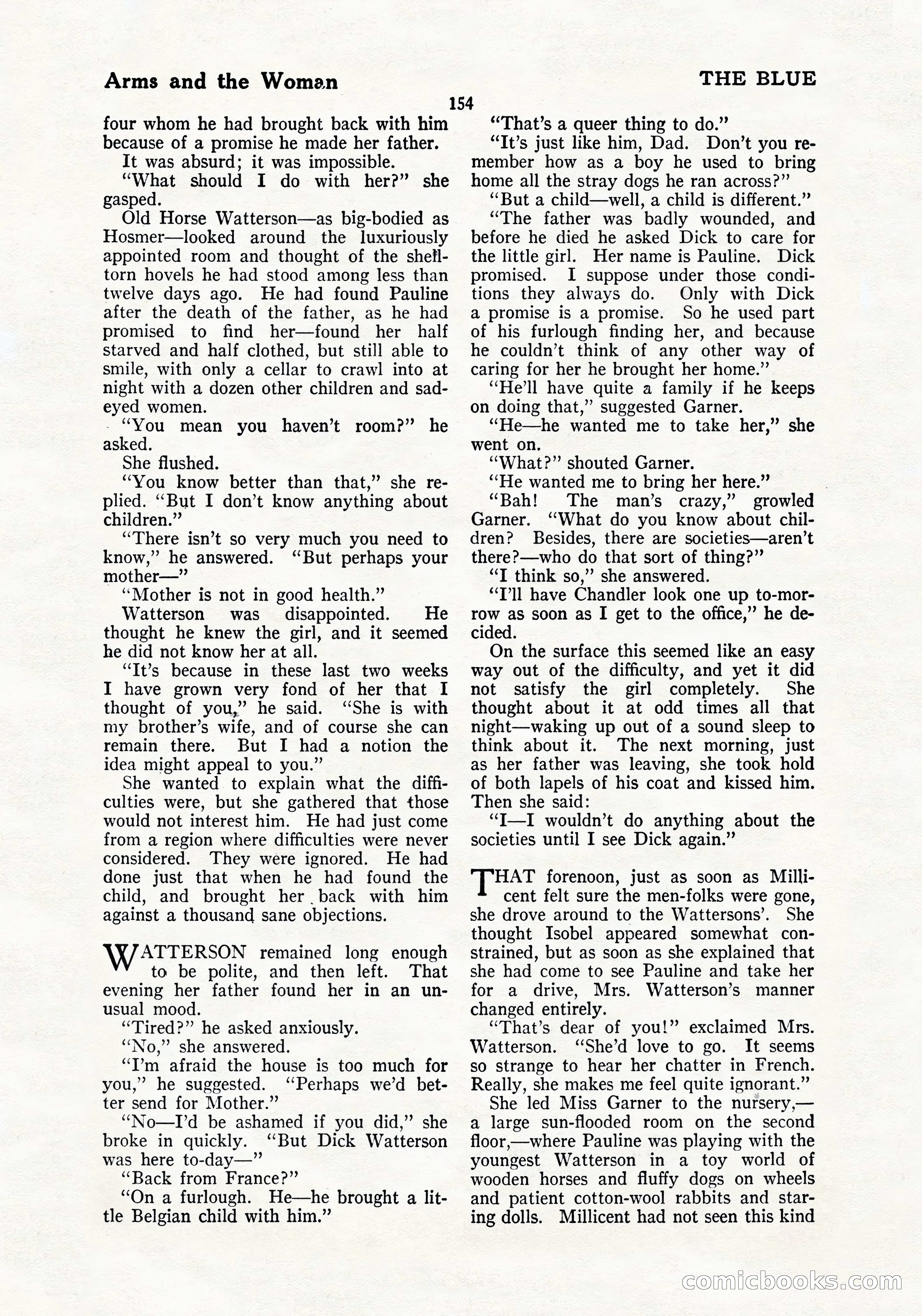 The Blue Book Magazine, July 1919 — page 160 of 212