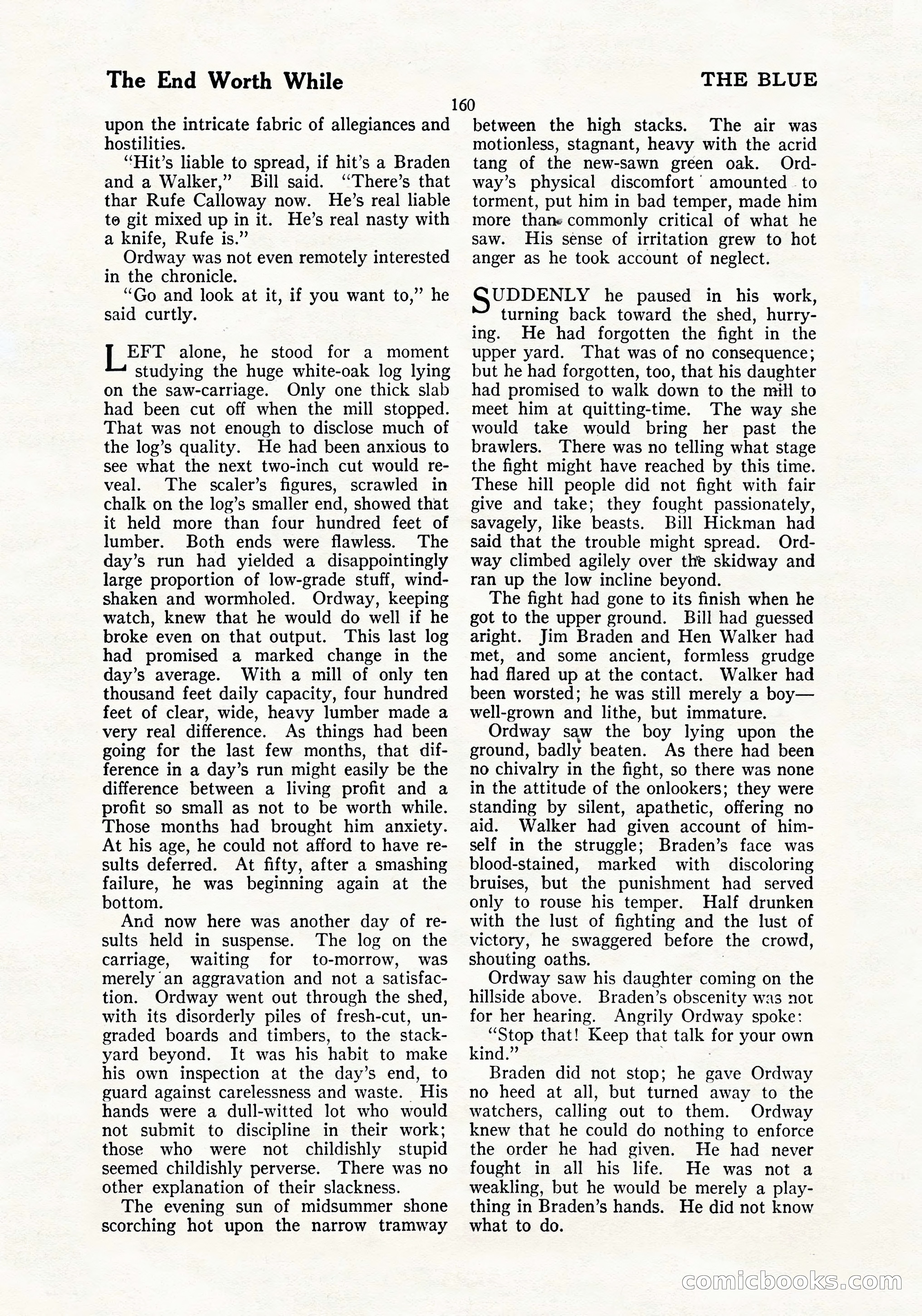 The Blue Book Magazine, July 1919 — page 166 of 212