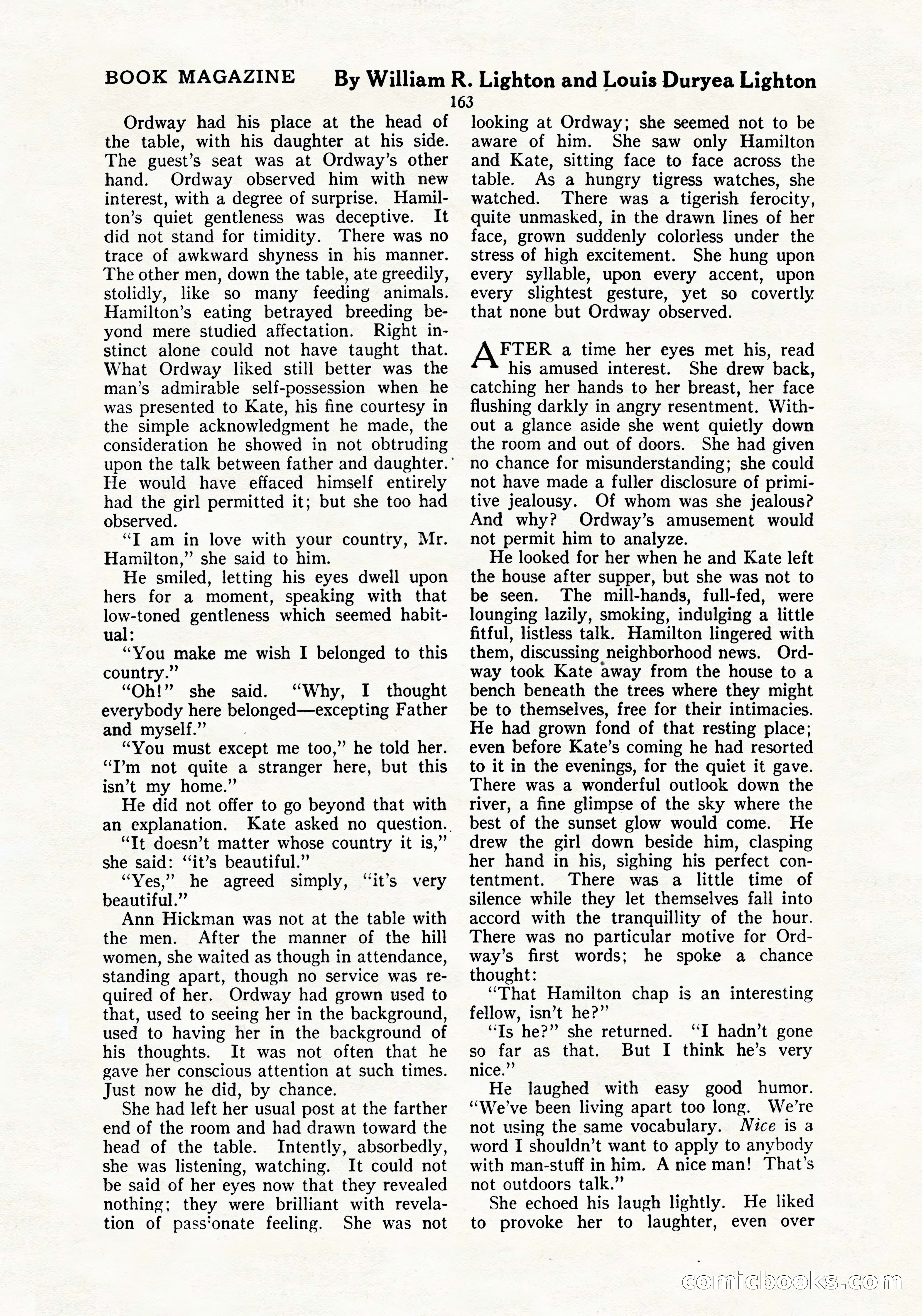 The Blue Book Magazine, July 1919 — page 169 of 212