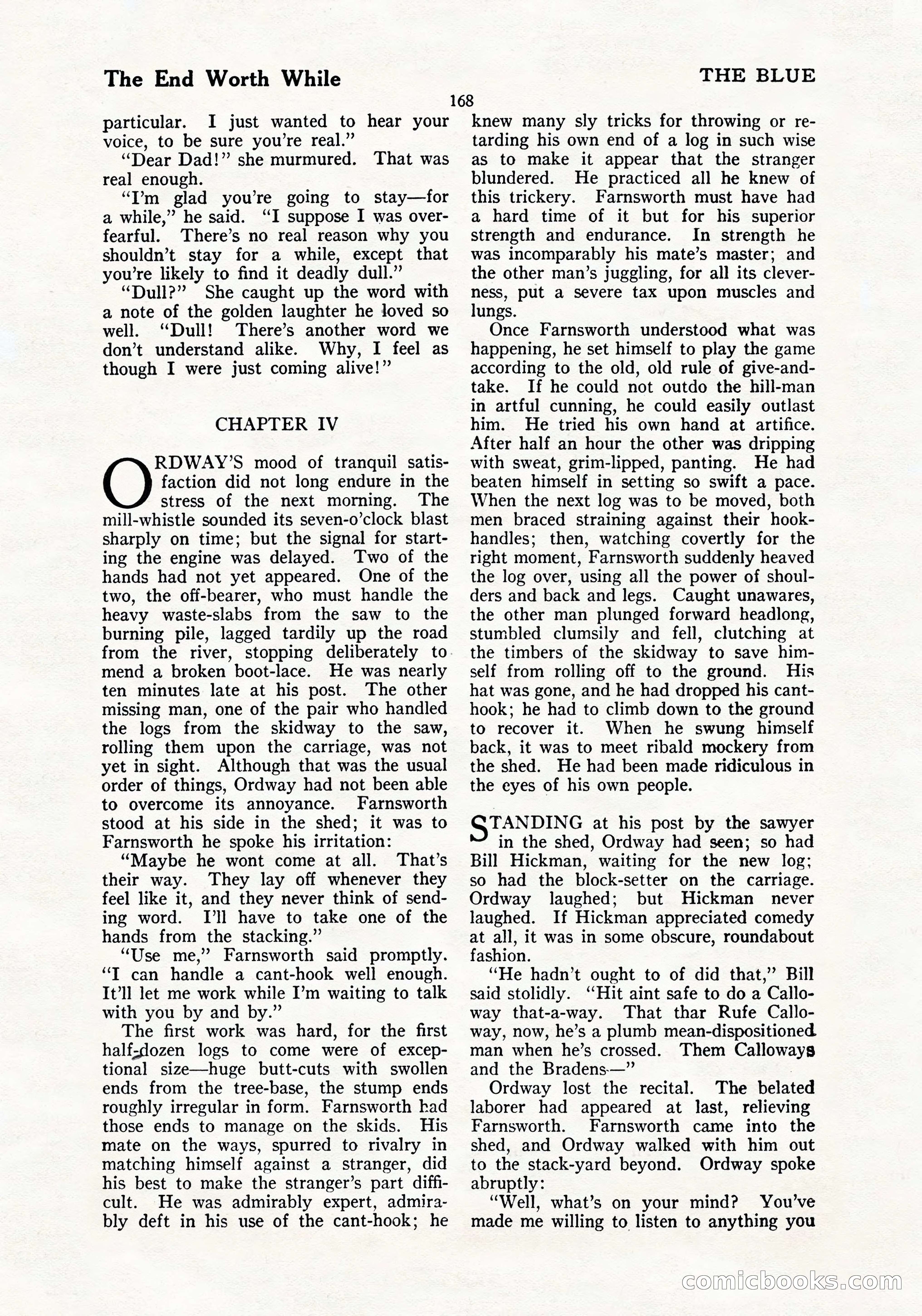 The Blue Book Magazine, July 1919 — page 174 of 212