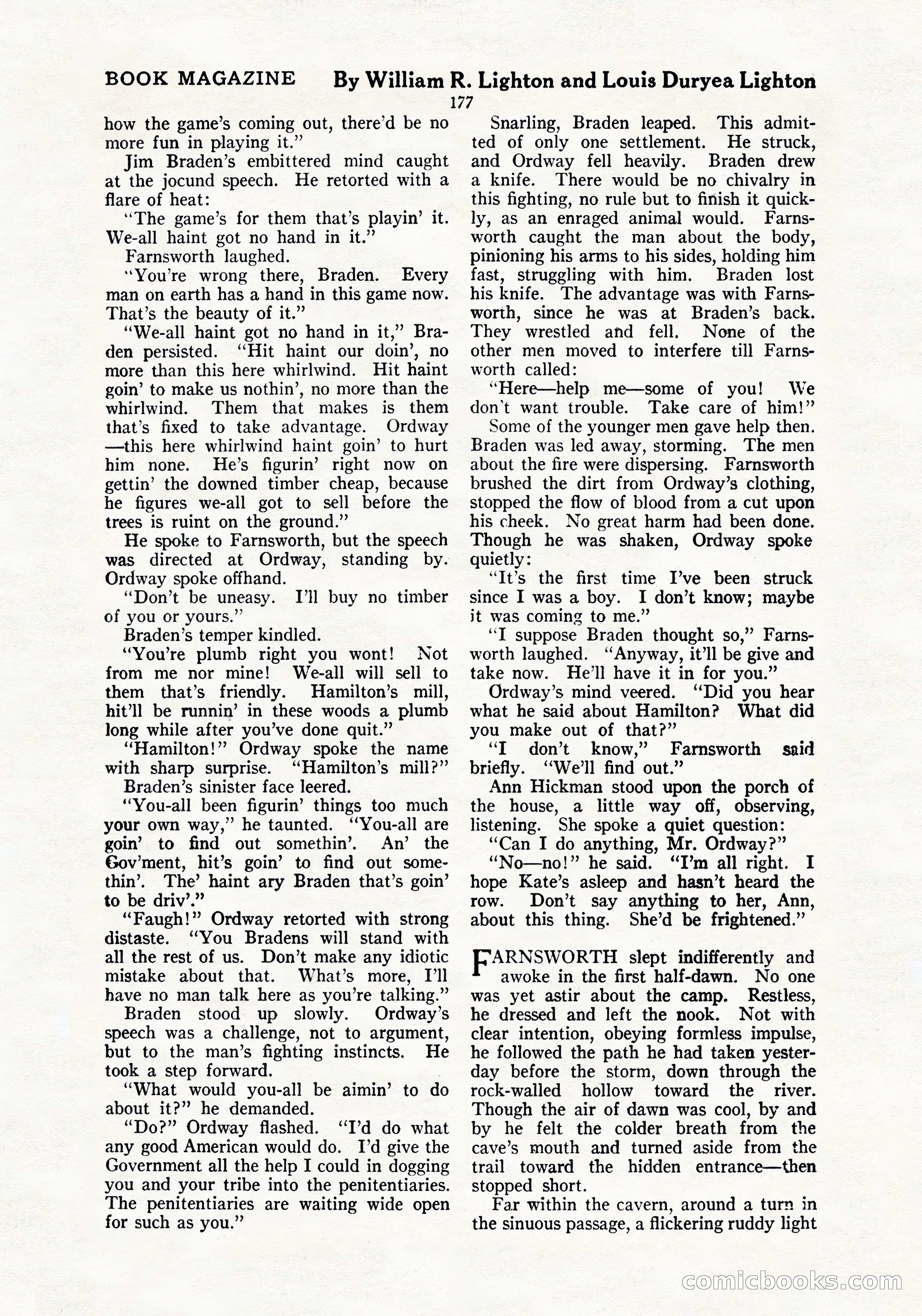 The Blue Book Magazine, July 1919 — page 183 of 212