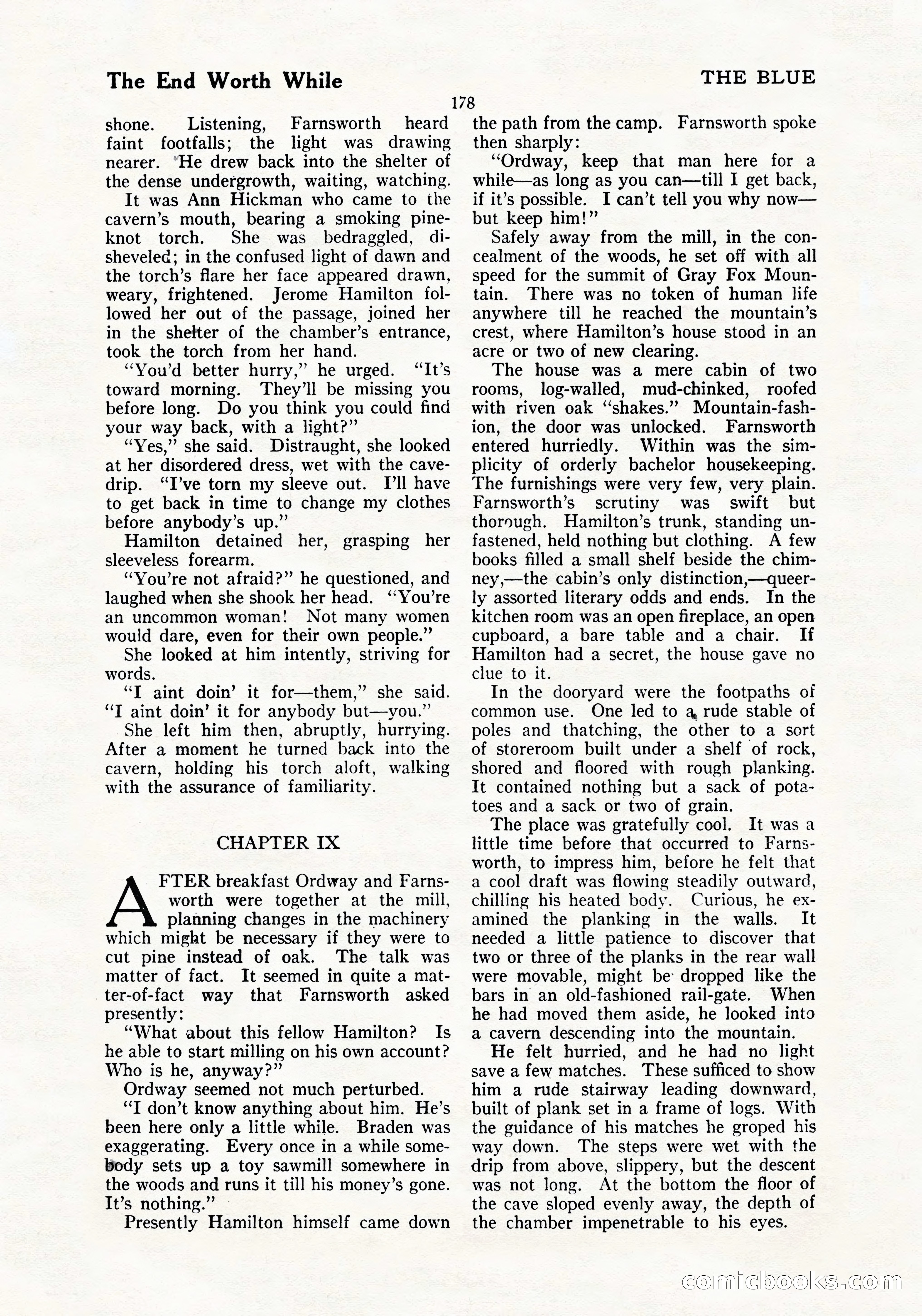 The Blue Book Magazine, July 1919 — page 184 of 212