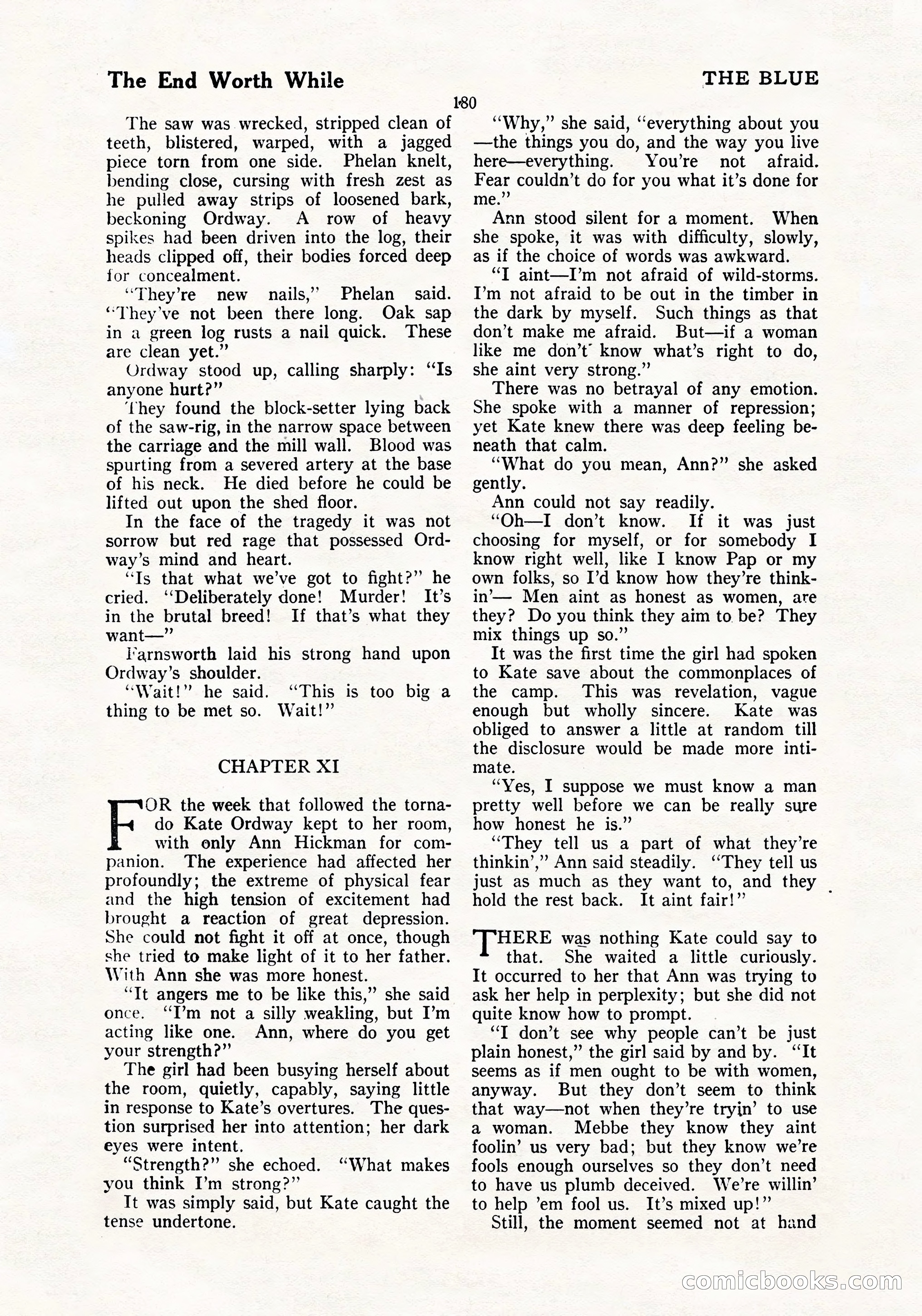 The Blue Book Magazine, July 1919 — page 186 of 212