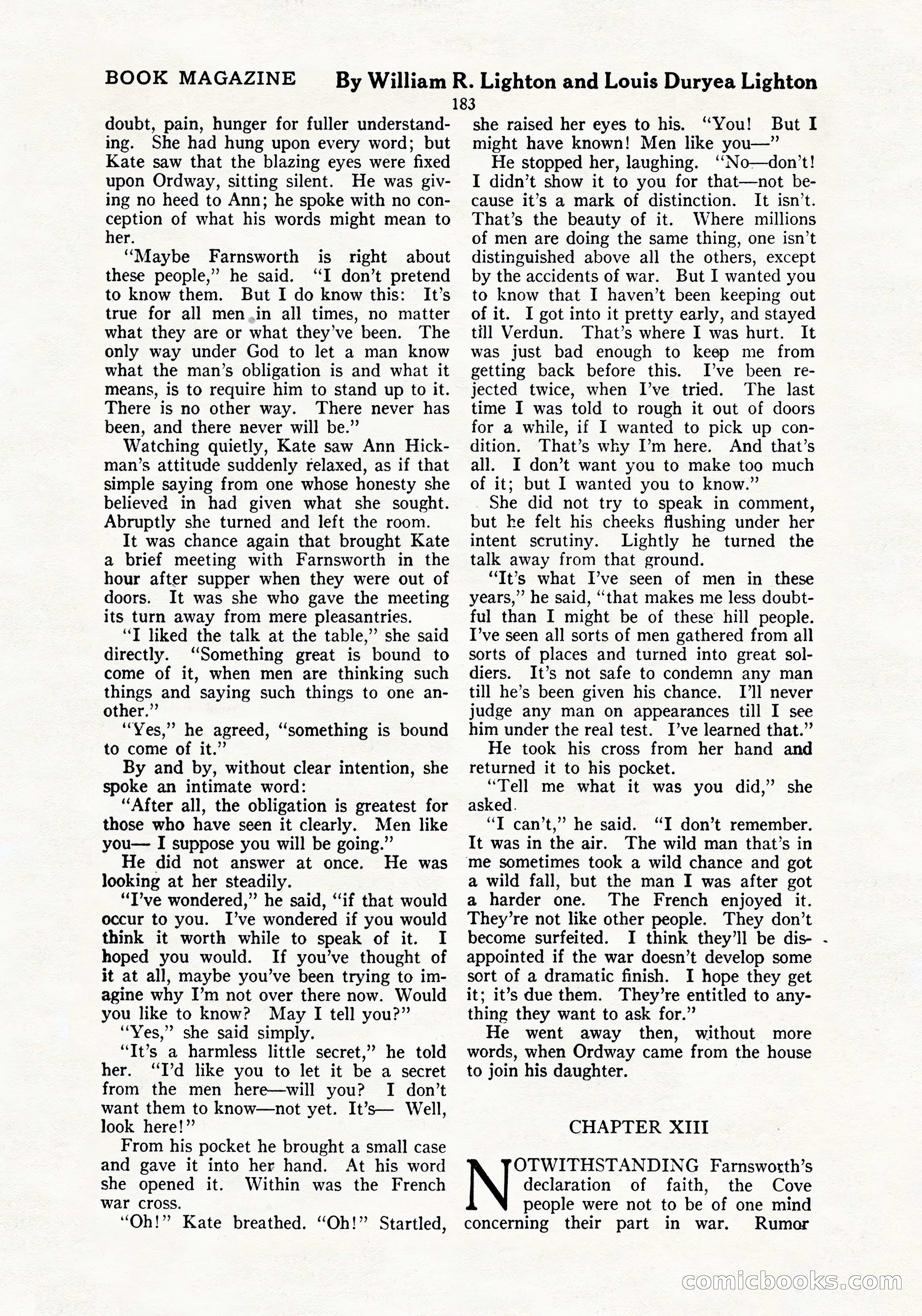 The Blue Book Magazine, July 1919 — page 189 of 212