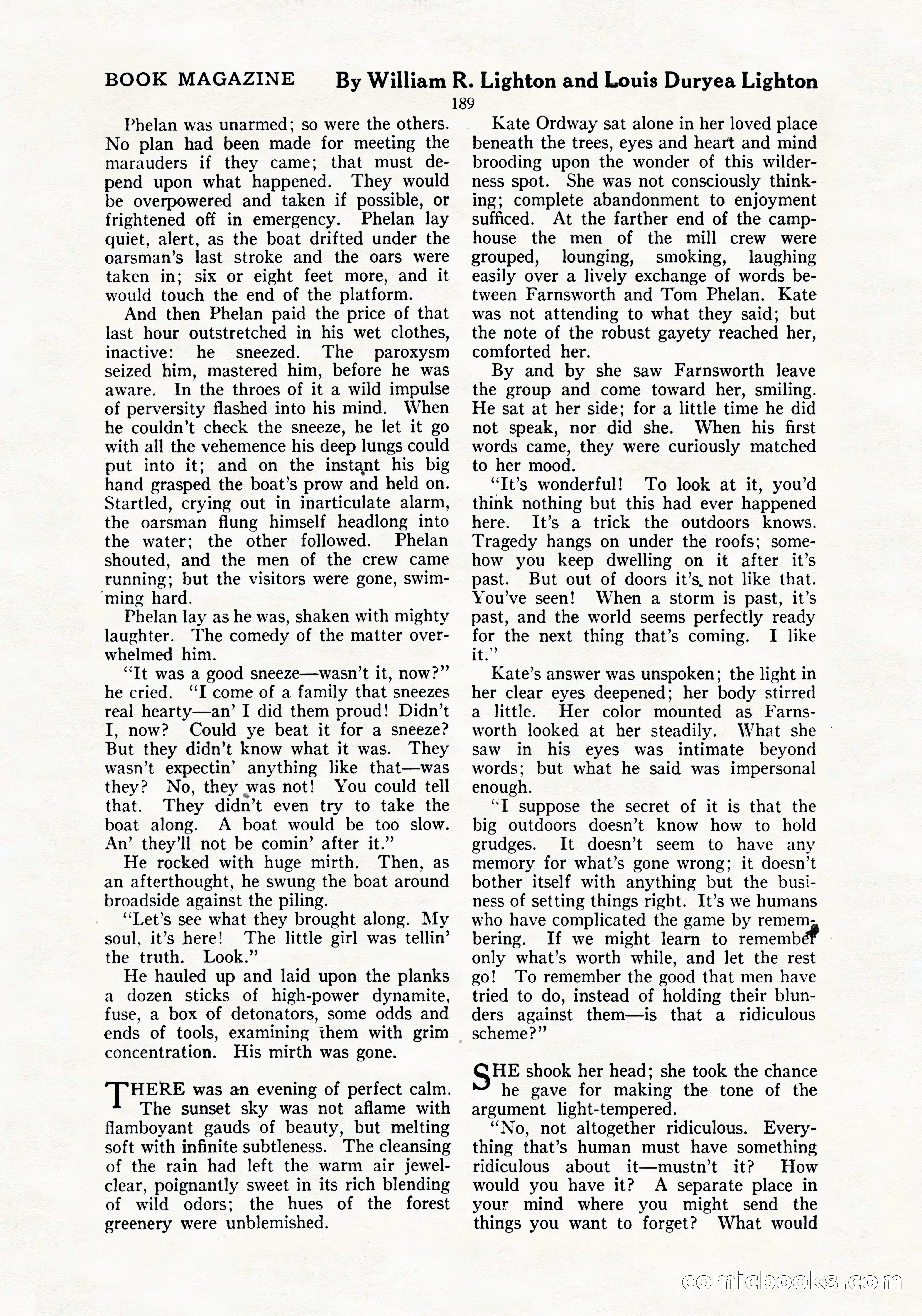 The Blue Book Magazine, July 1919 — page 195 of 212