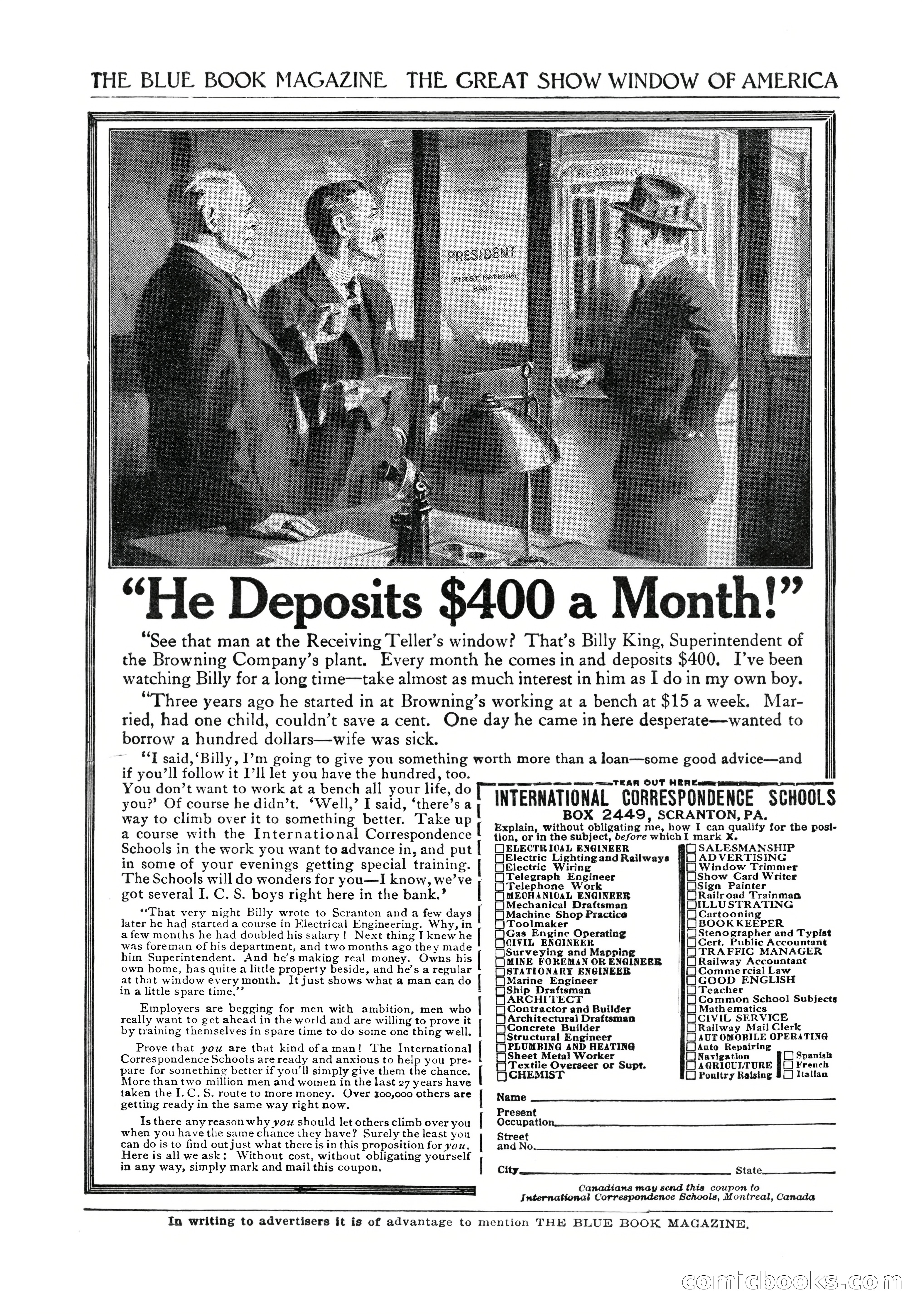 The Blue Book Magazine, July 1919 — page 199 of 212