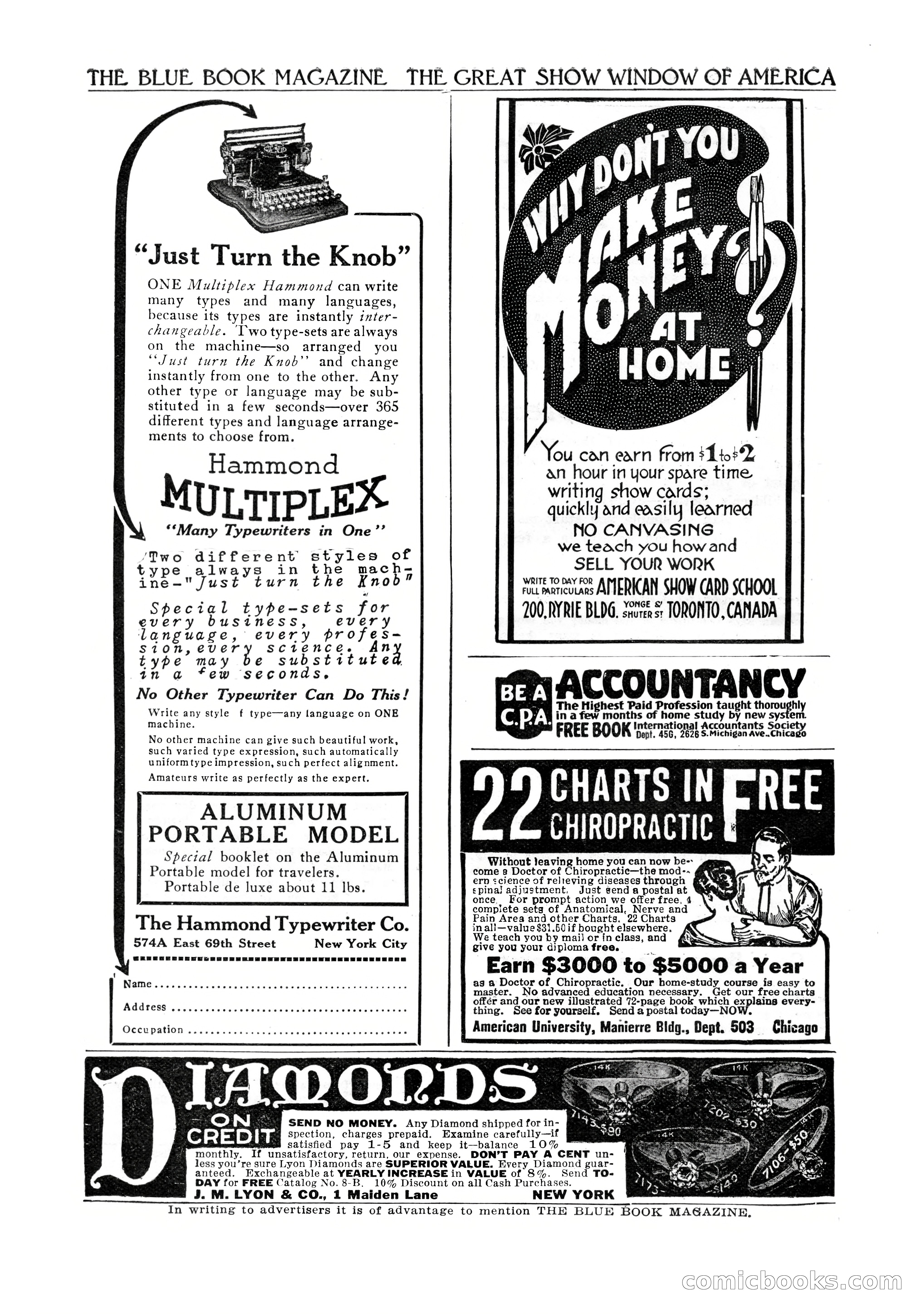 The Blue Book Magazine, July 1919 — page 208 of 212