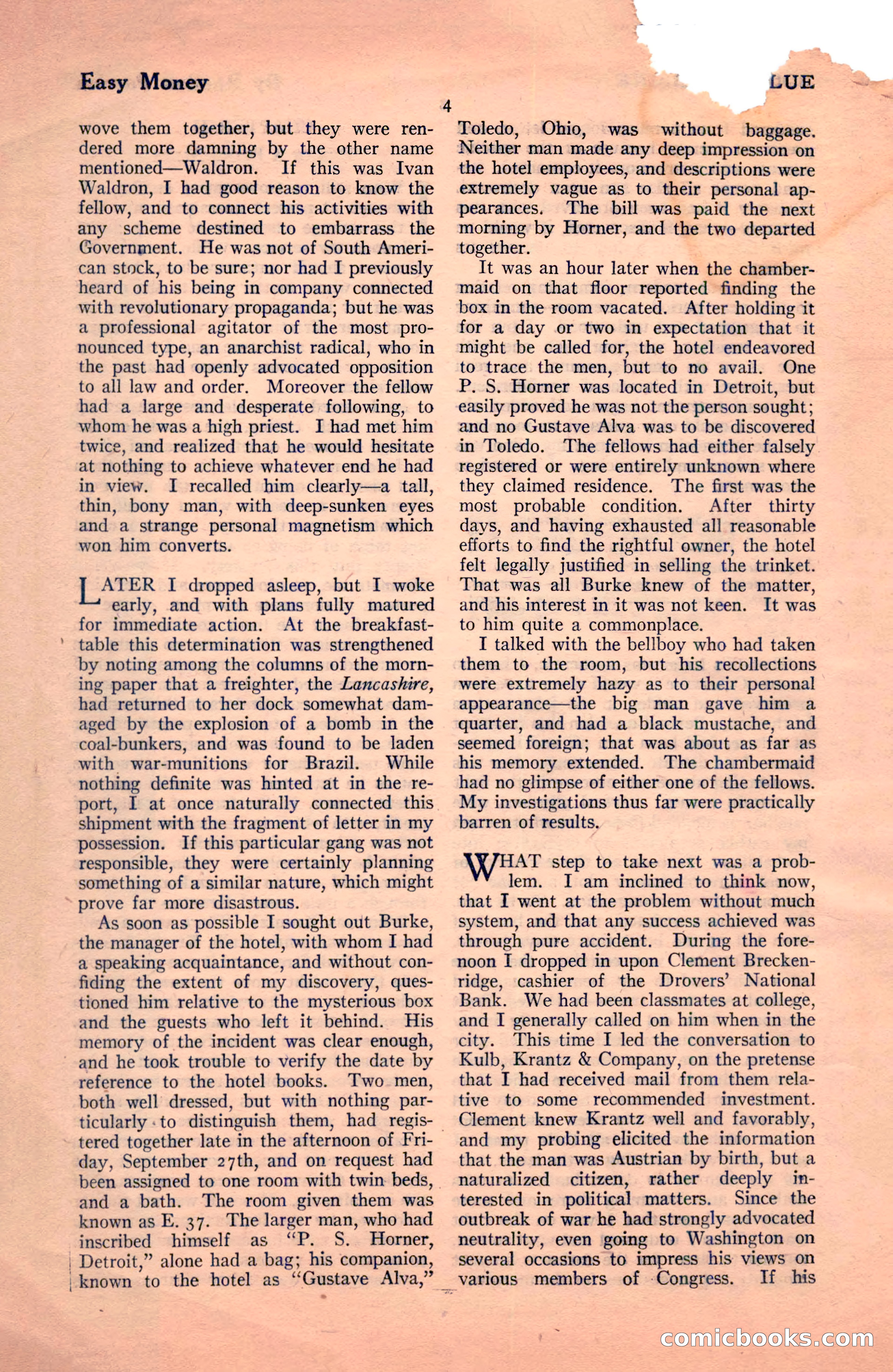The Blue Book Magazine, December 1919 — page 10 of 216