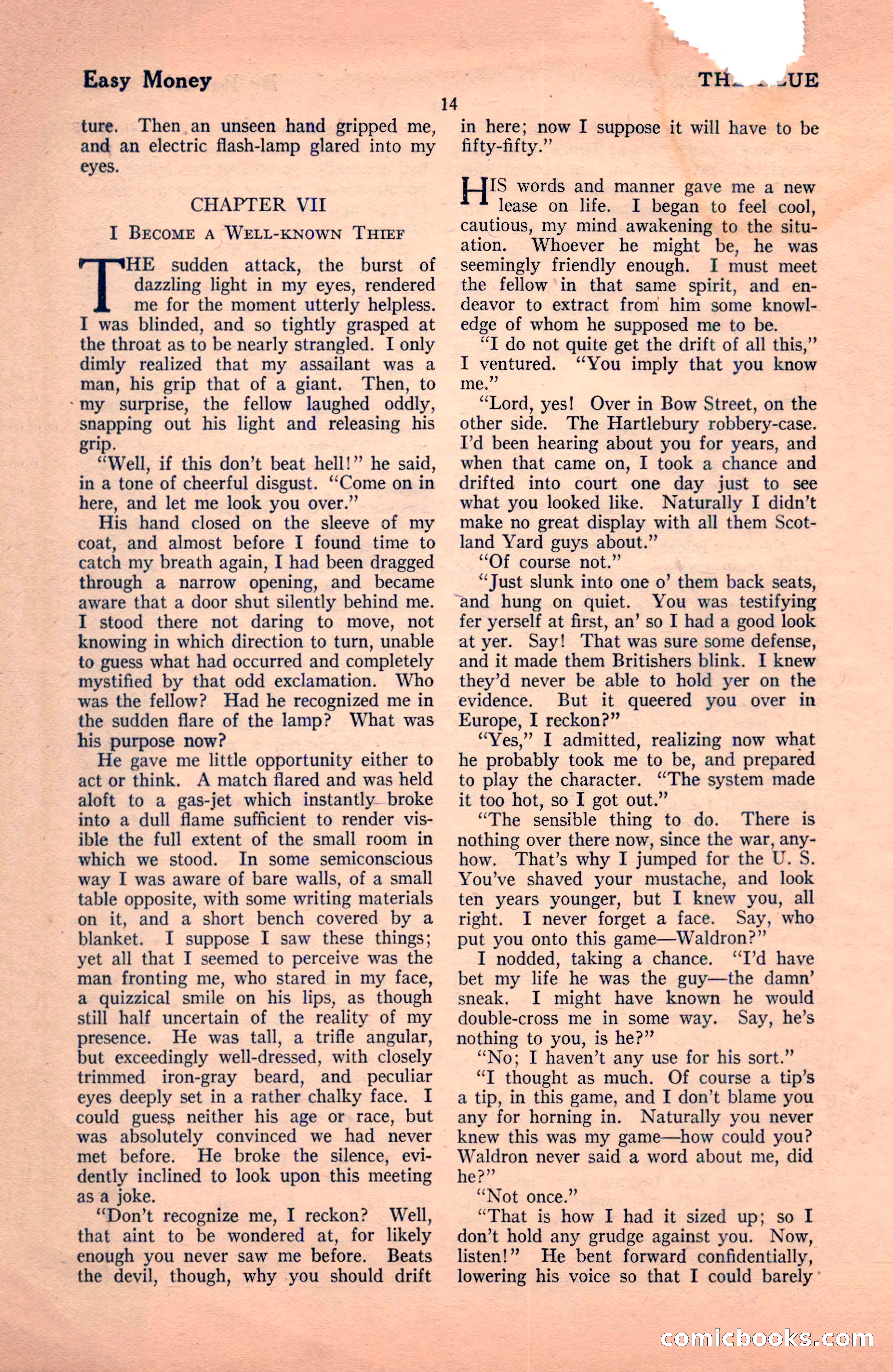 The Blue Book Magazine, December 1919 — page 20 of 216