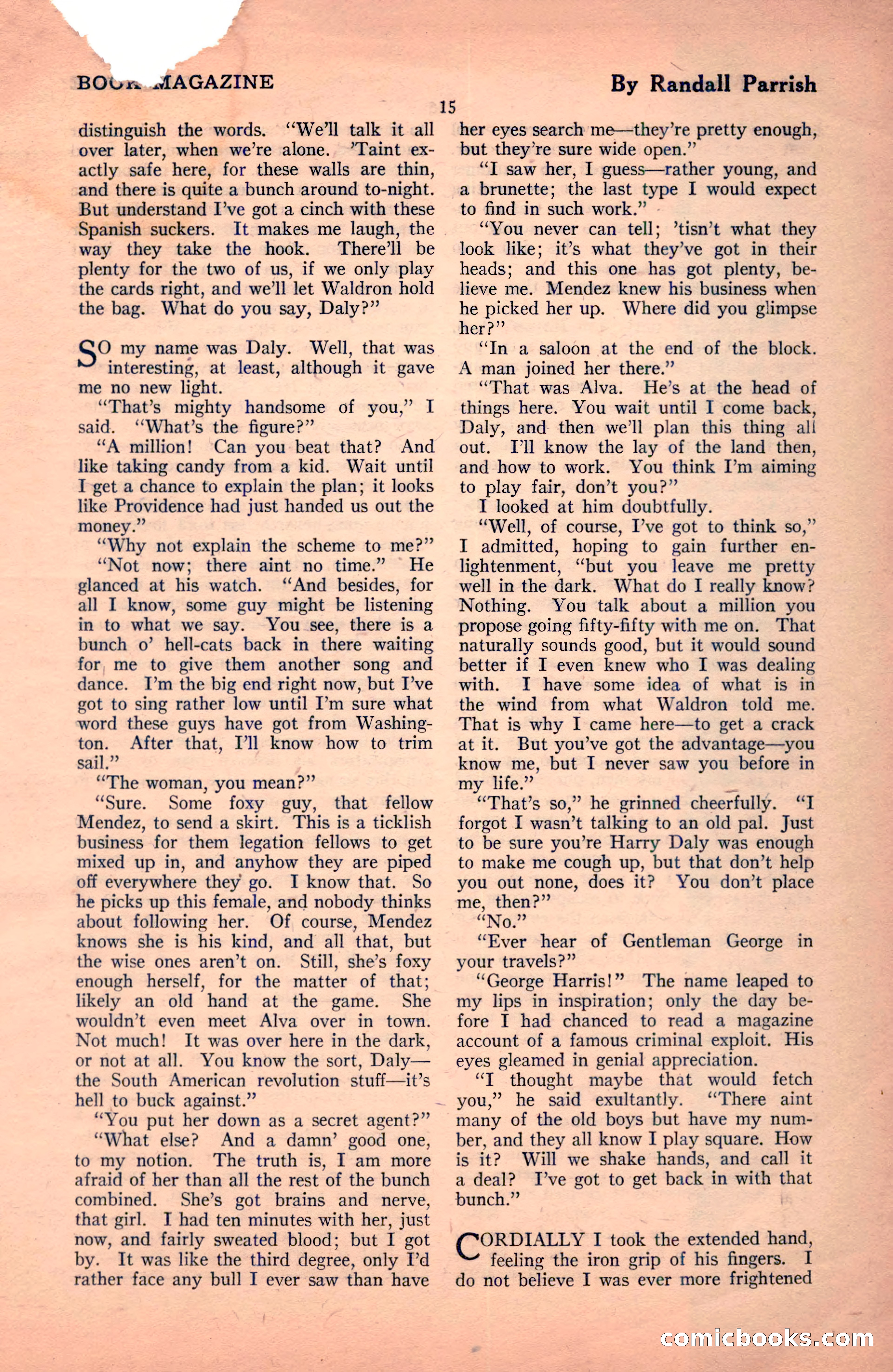 The Blue Book Magazine, December 1919 — page 21 of 216