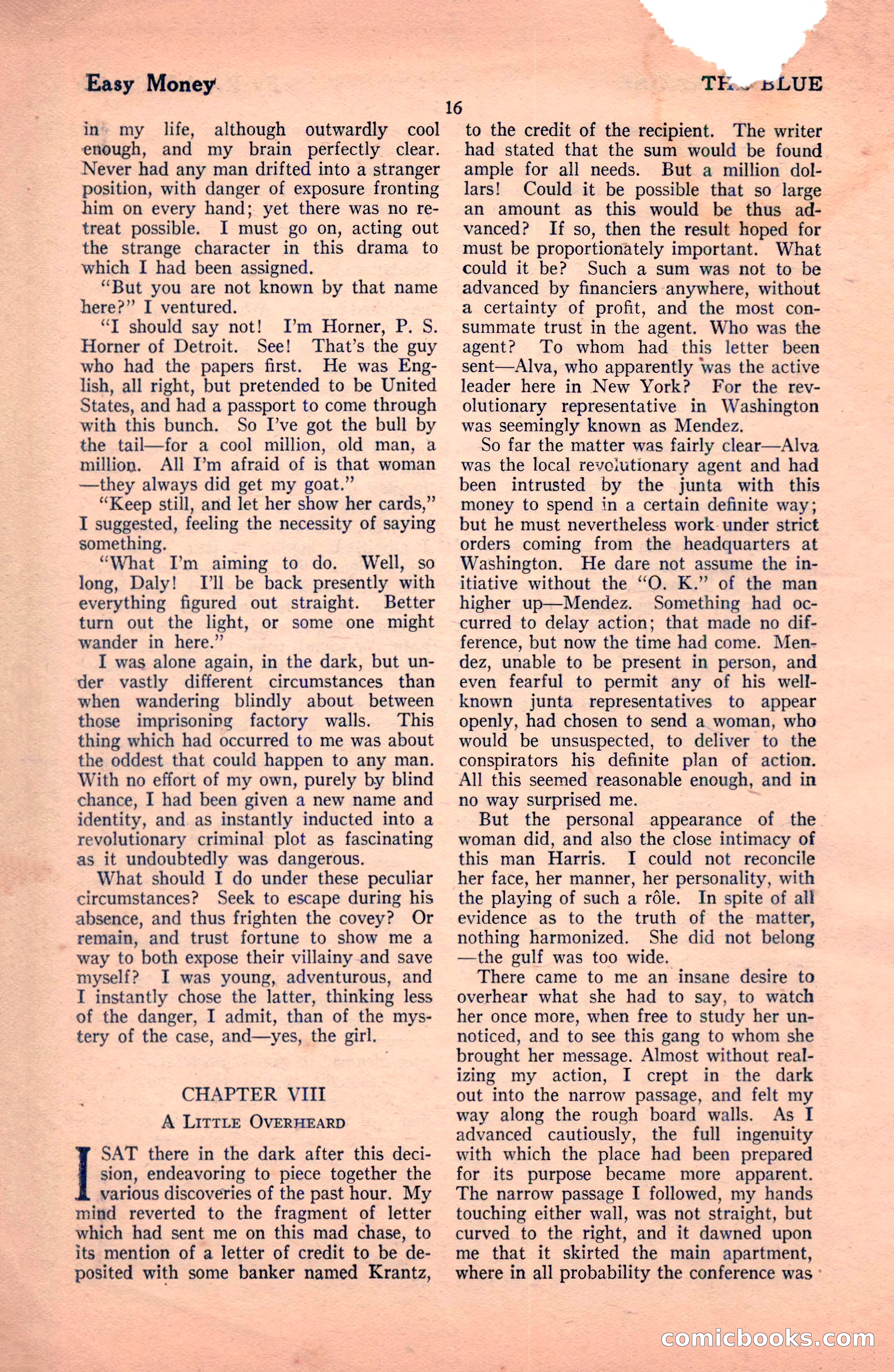 The Blue Book Magazine, December 1919 — page 22 of 216