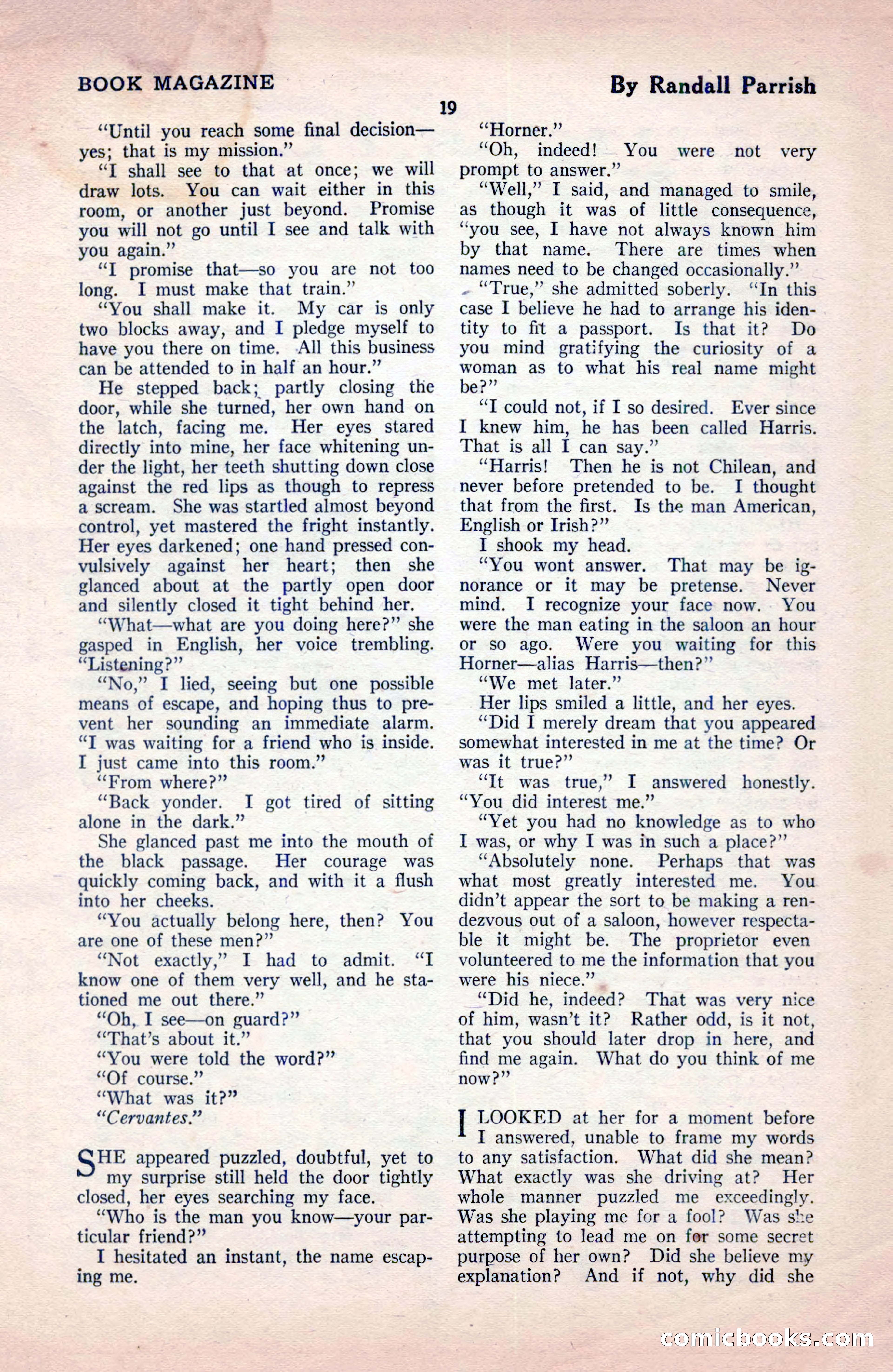 The Blue Book Magazine, December 1919 — page 25 of 216