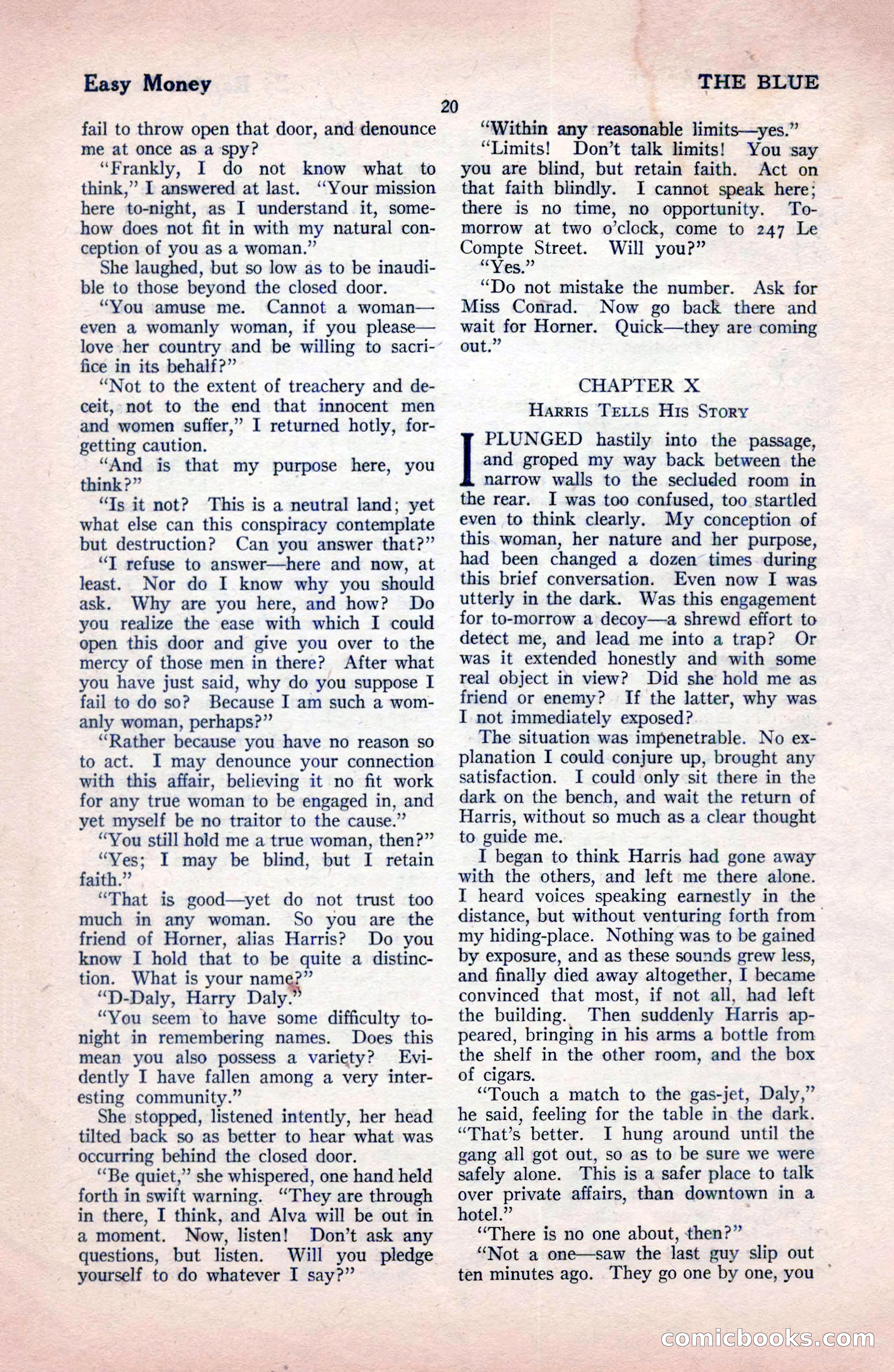 The Blue Book Magazine, December 1919 — page 26 of 216