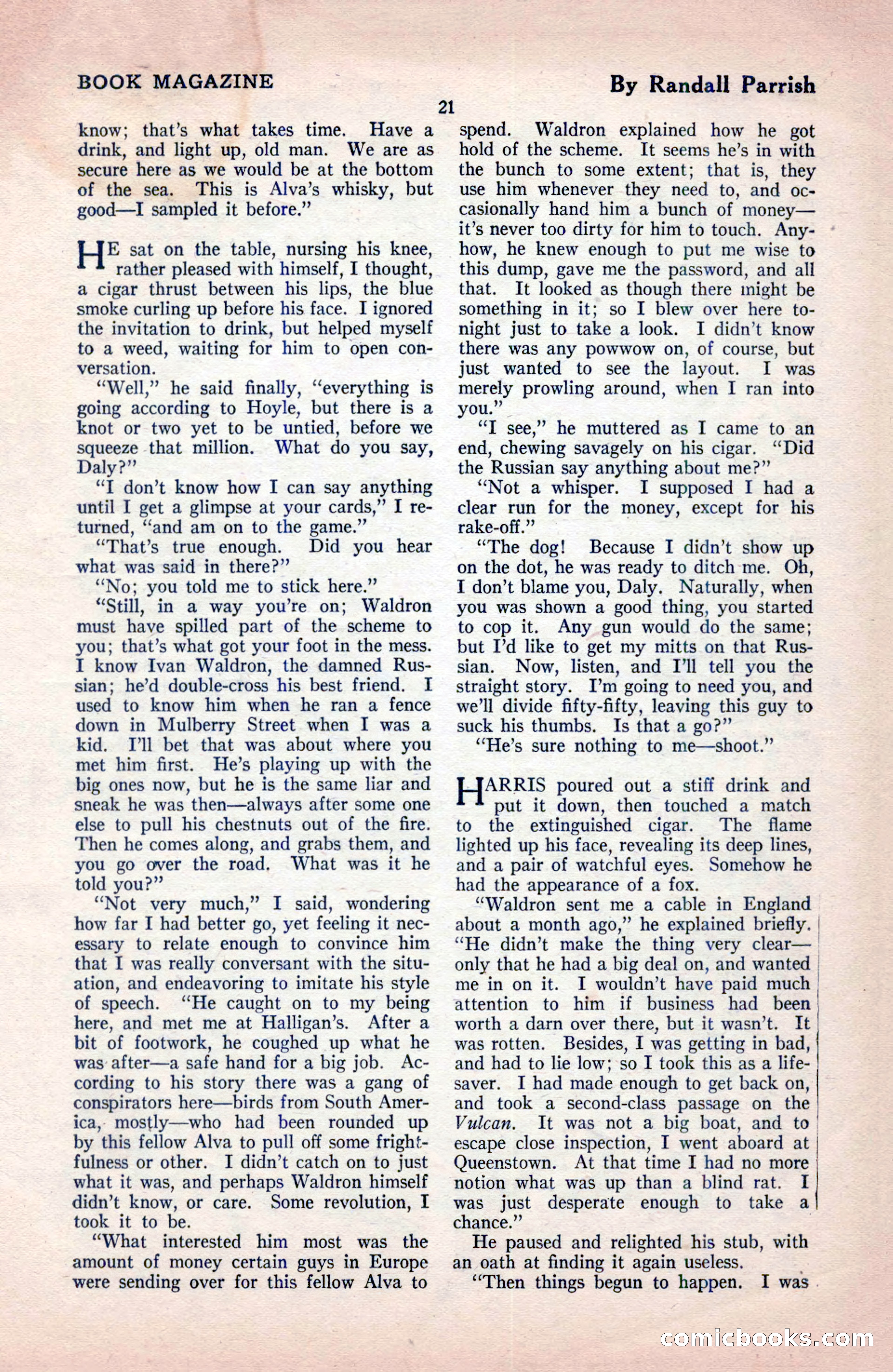 The Blue Book Magazine, December 1919 — page 27 of 216