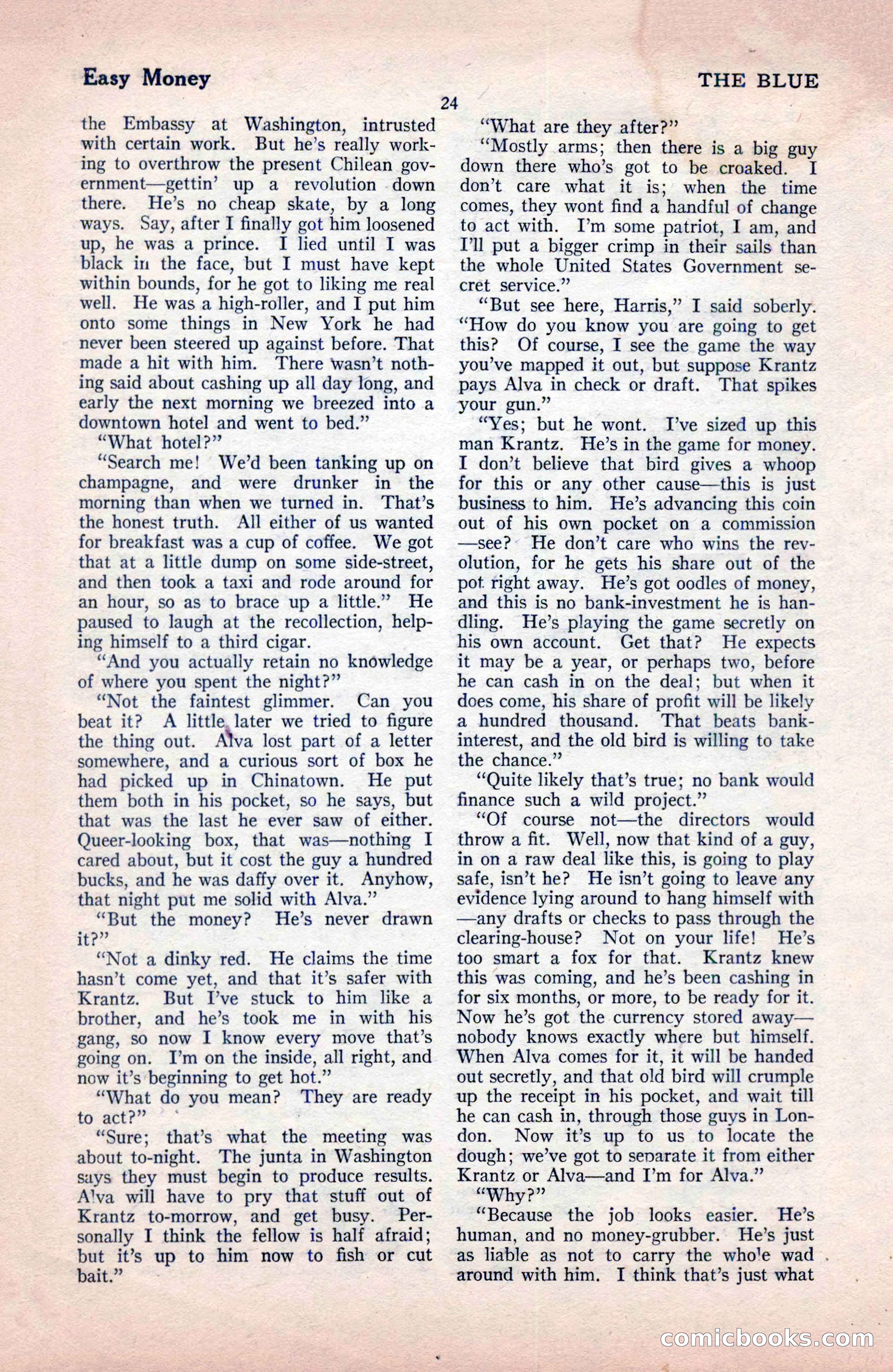 The Blue Book Magazine, December 1919 — page 30 of 216