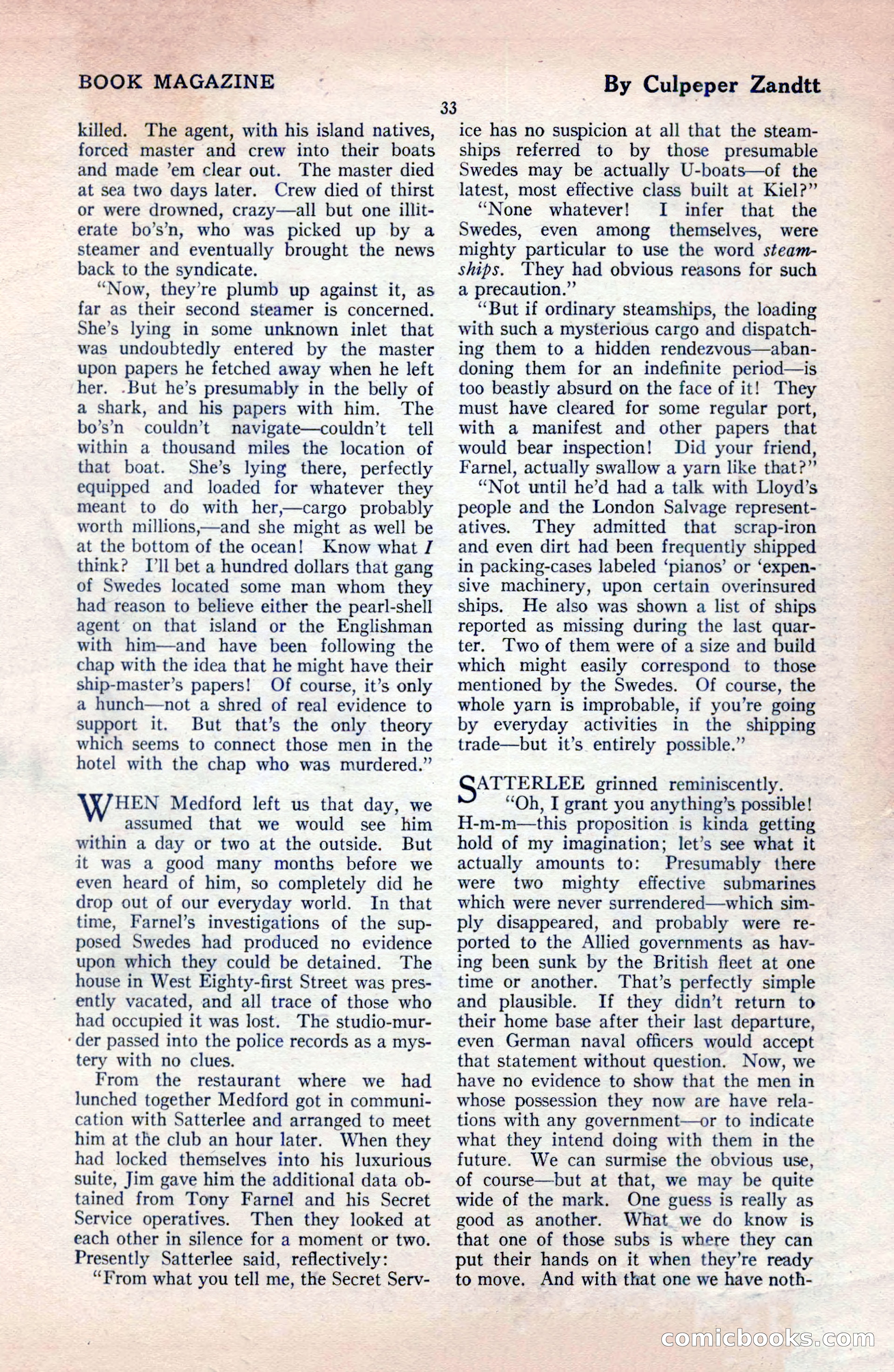 The Blue Book Magazine, December 1919 — page 39 of 216