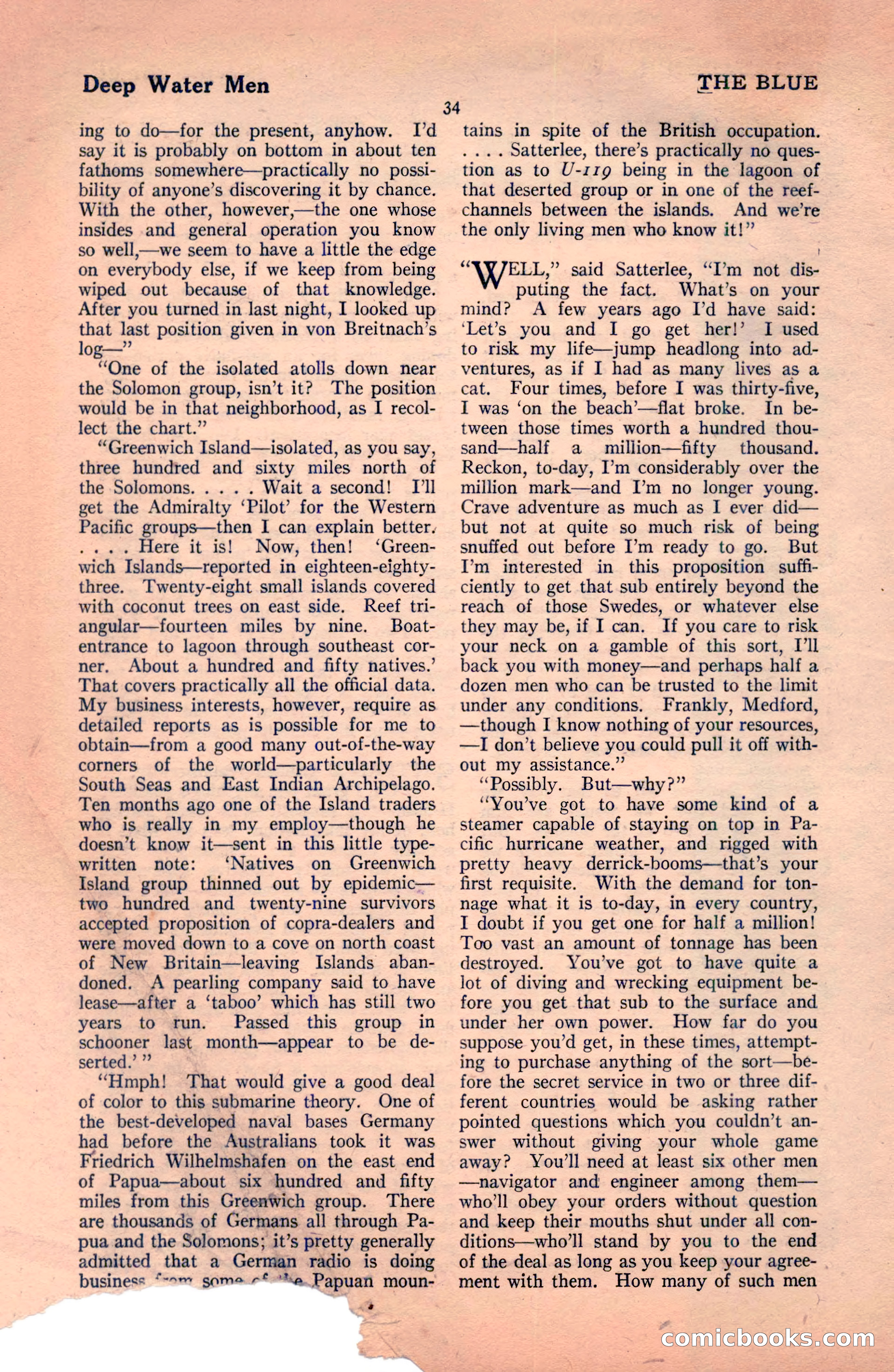 The Blue Book Magazine, December 1919 — page 40 of 216