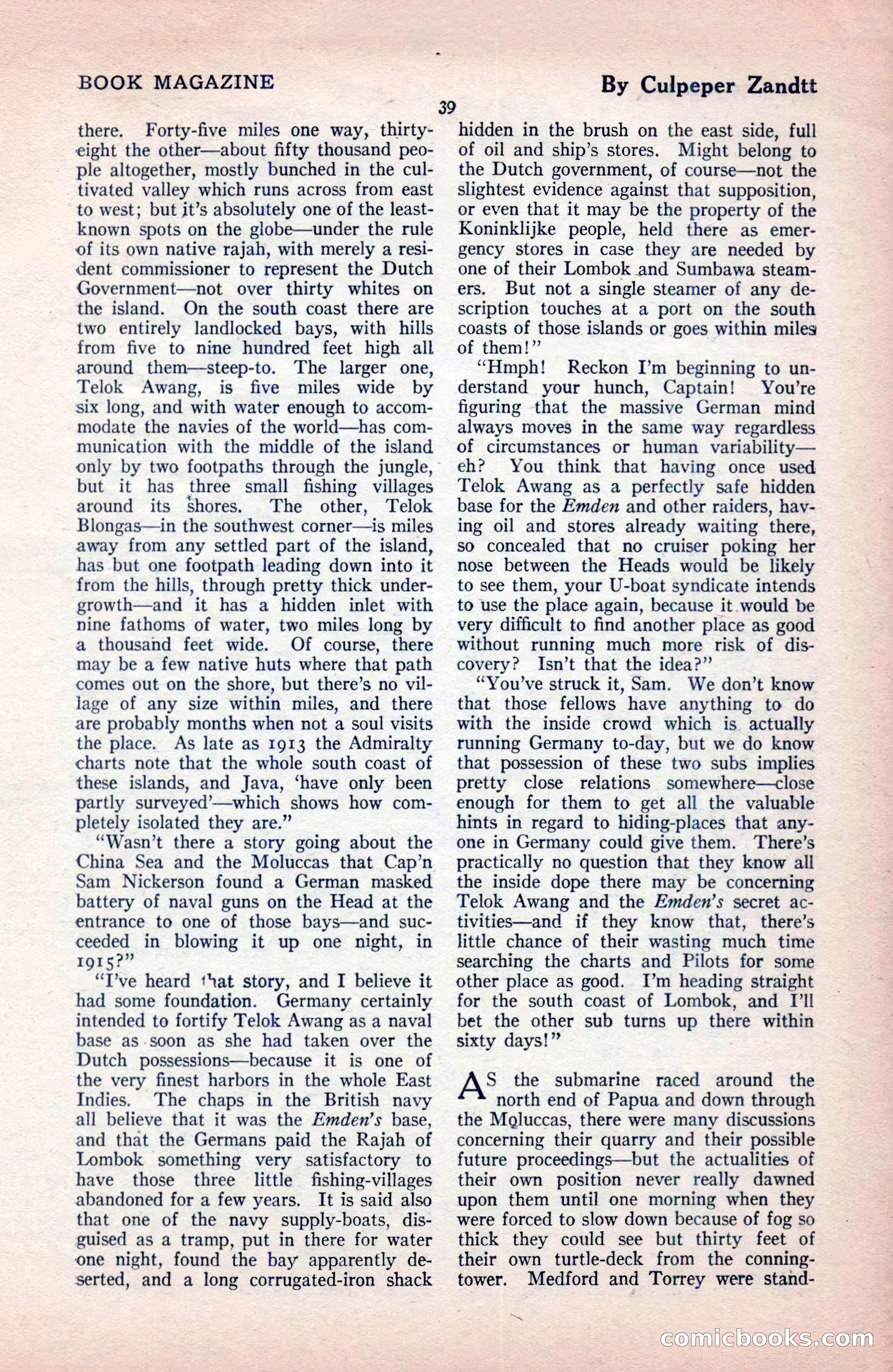 The Blue Book Magazine, December 1919 — page 45 of 216