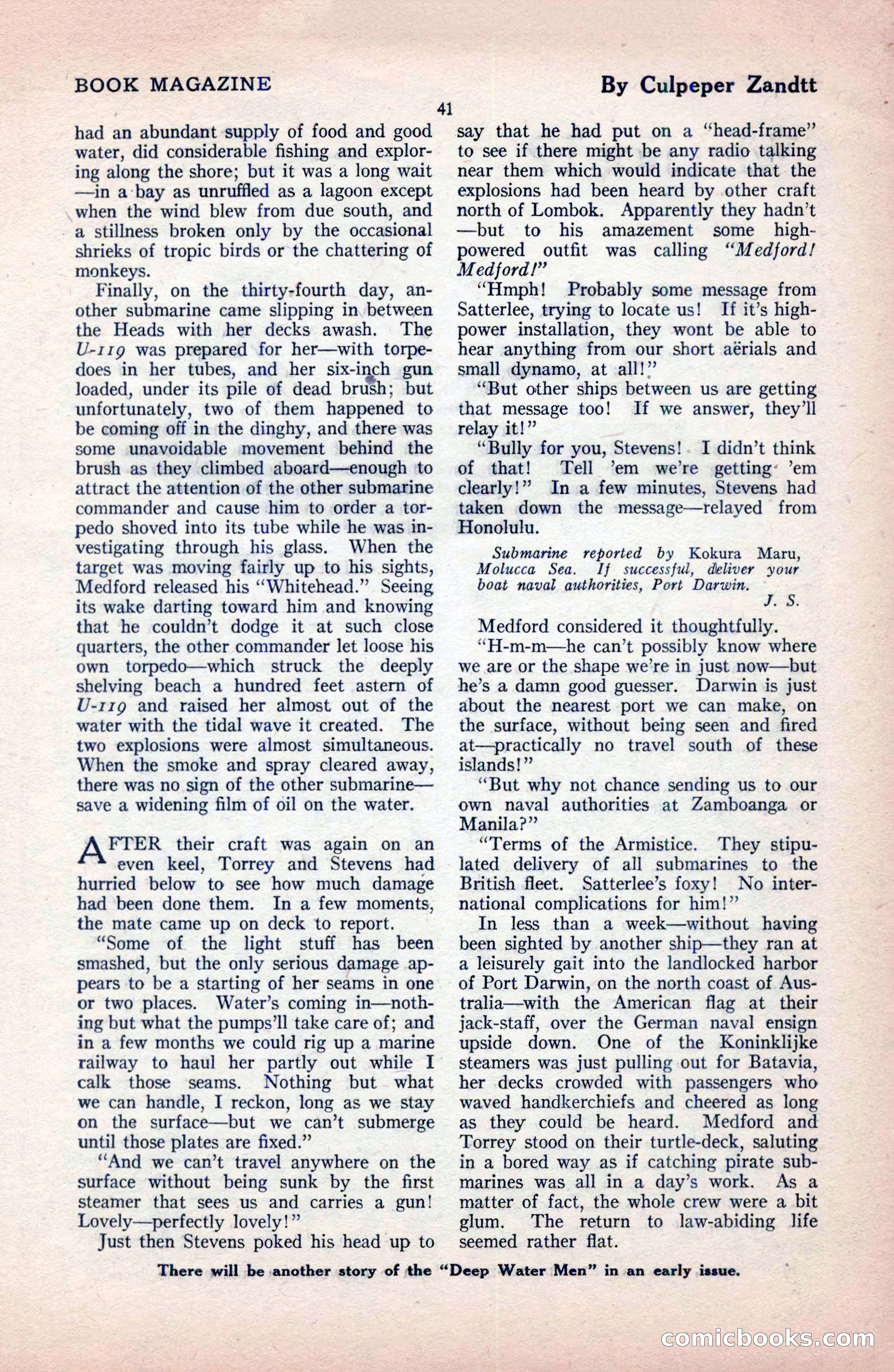 The Blue Book Magazine, December 1919 — page 47 of 216