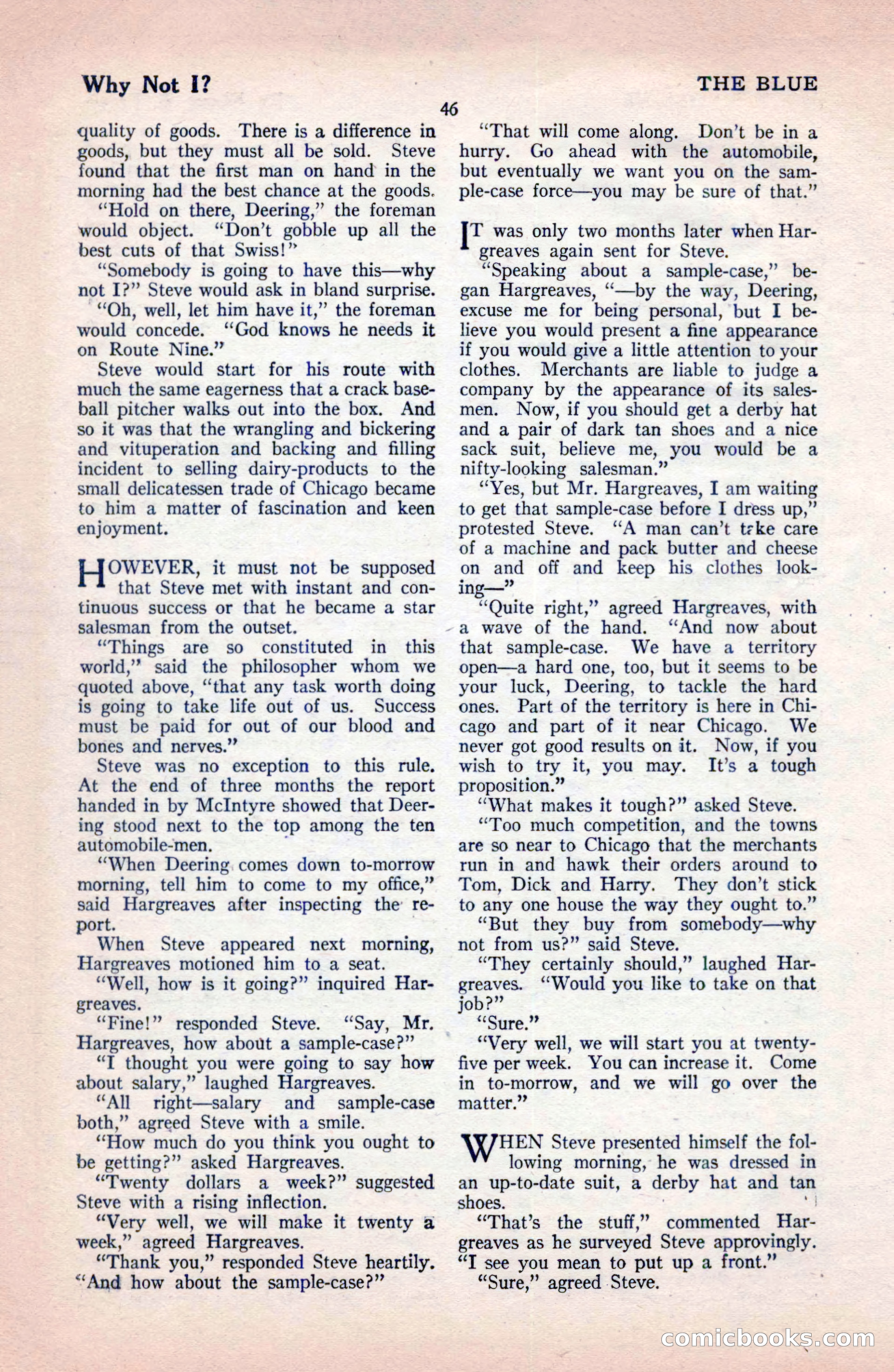The Blue Book Magazine, December 1919 — page 52 of 216