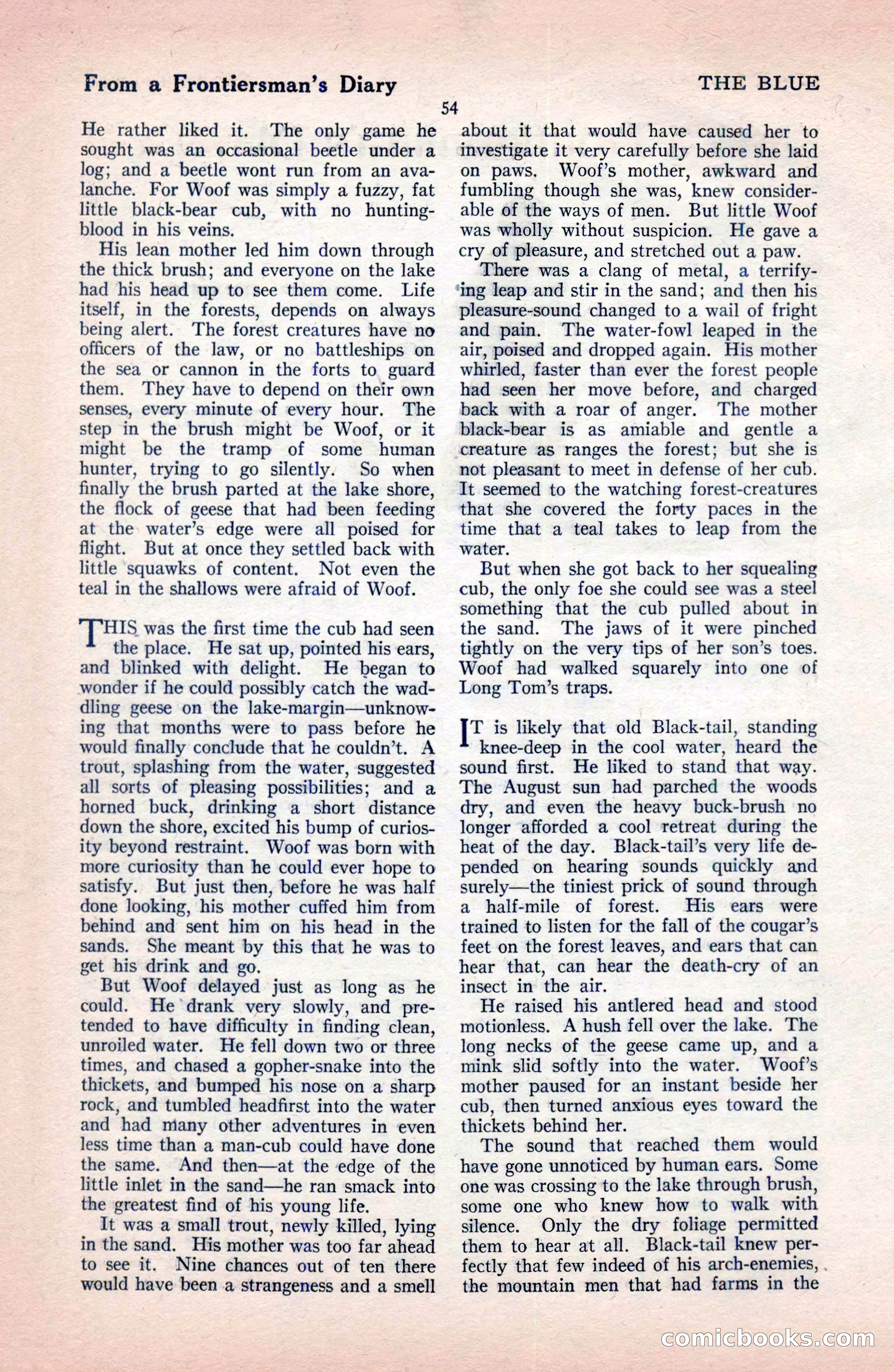 The Blue Book Magazine, December 1919 — page 60 of 216