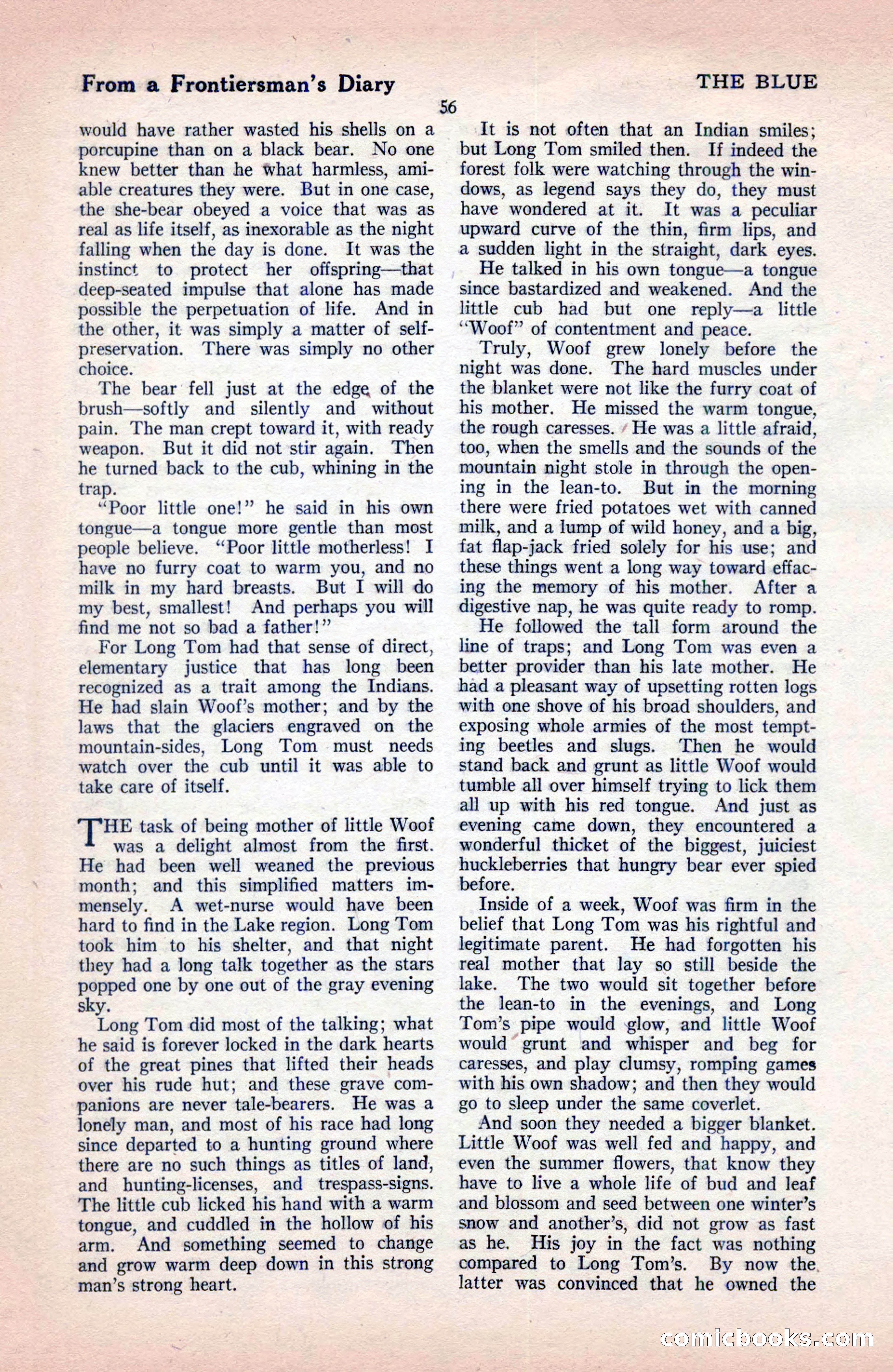 The Blue Book Magazine, December 1919 — page 62 of 216