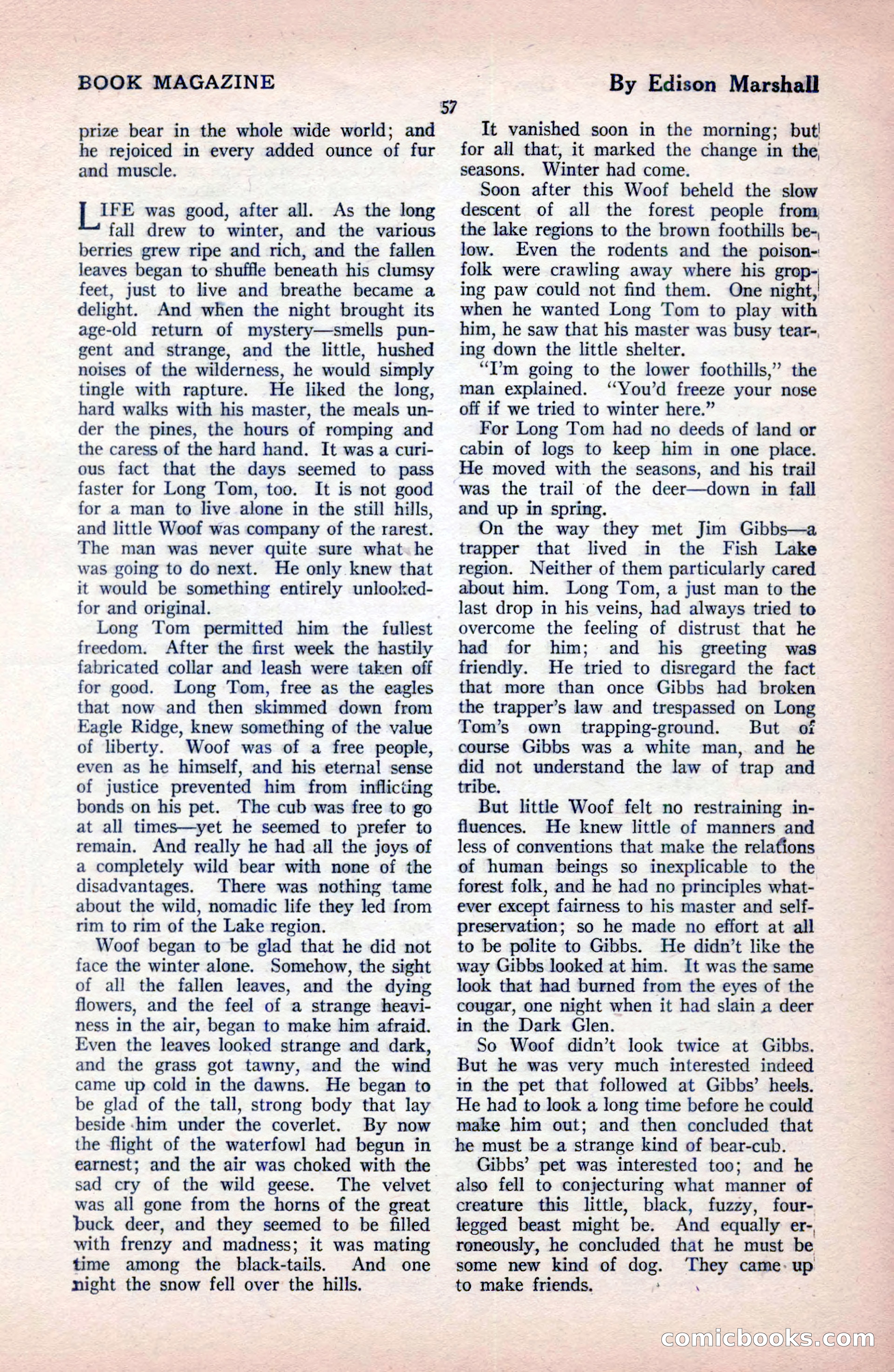 The Blue Book Magazine, December 1919 — page 63 of 216