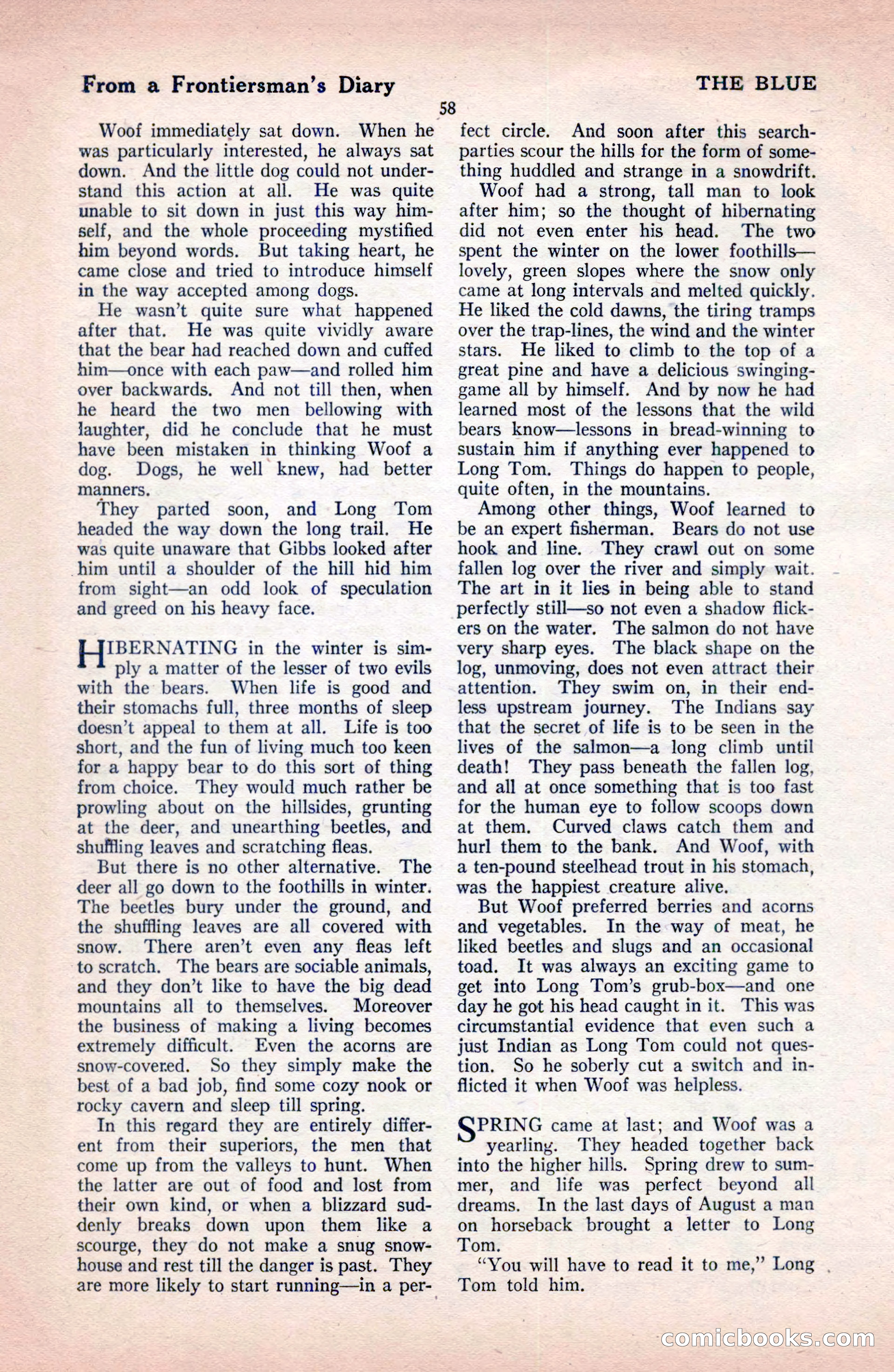 The Blue Book Magazine, December 1919 — page 64 of 216