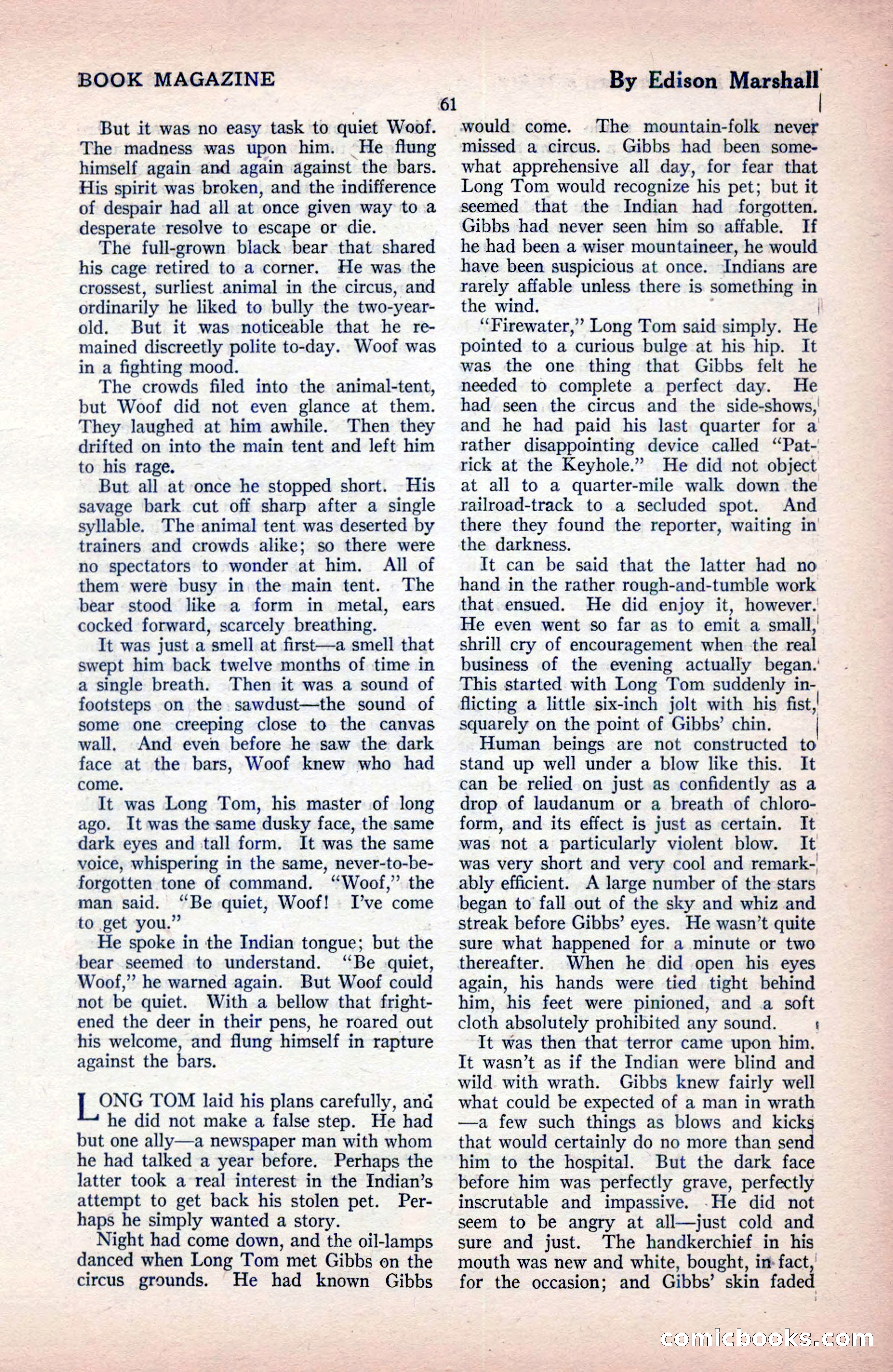 The Blue Book Magazine, December 1919 — page 67 of 216