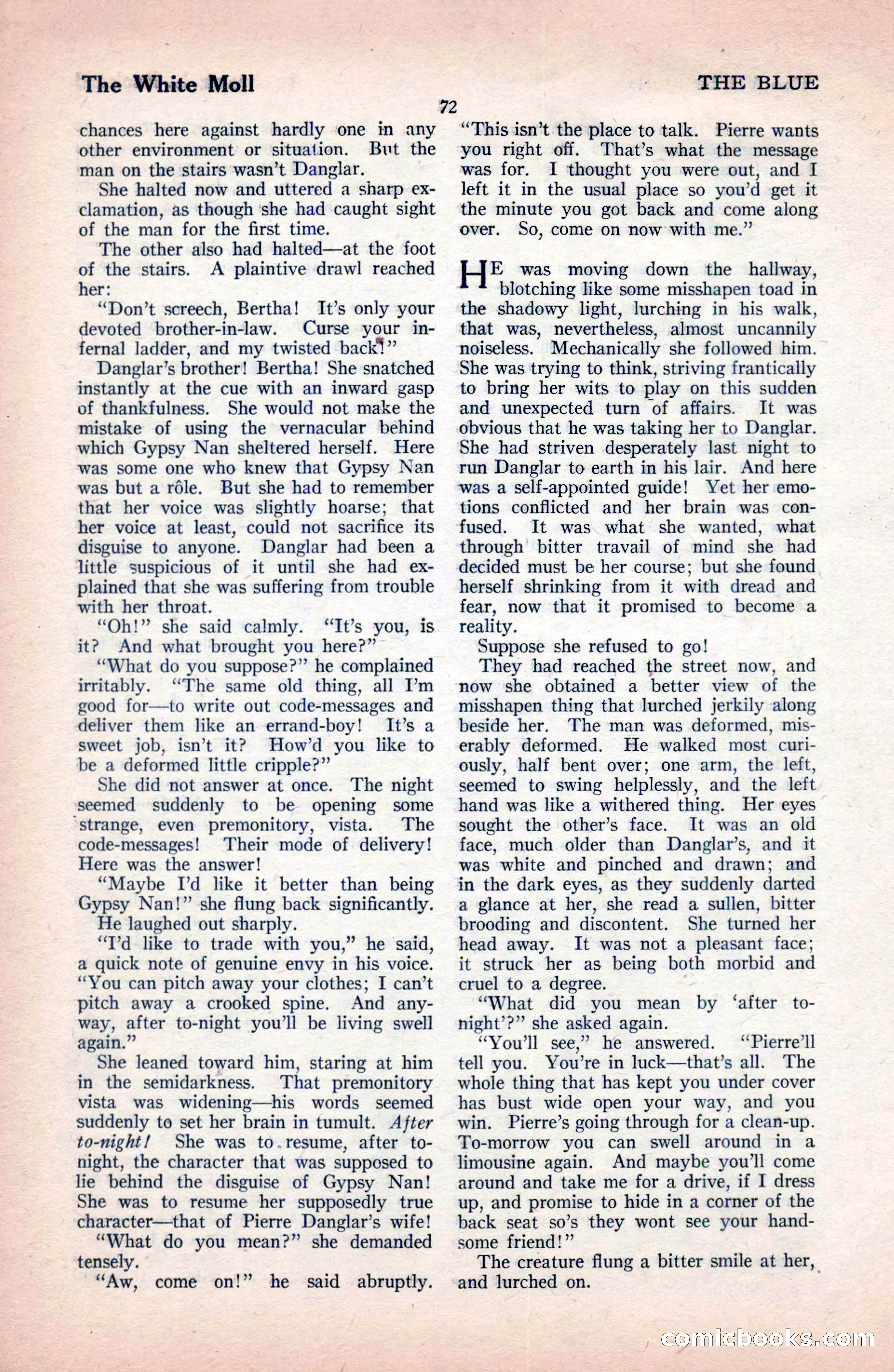 The Blue Book Magazine, December 1919 — page 78 of 216
