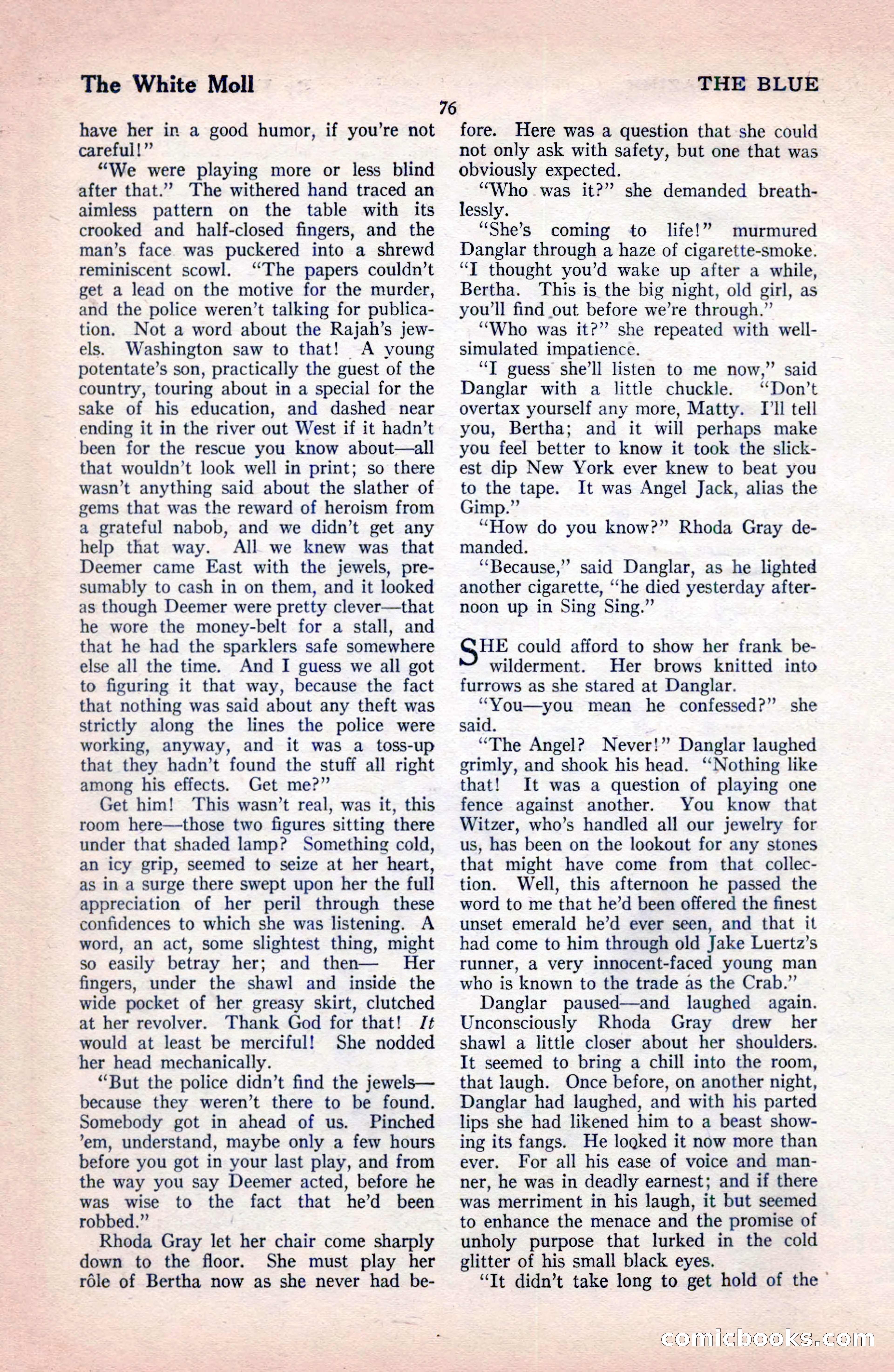The Blue Book Magazine, December 1919 — page 82 of 216