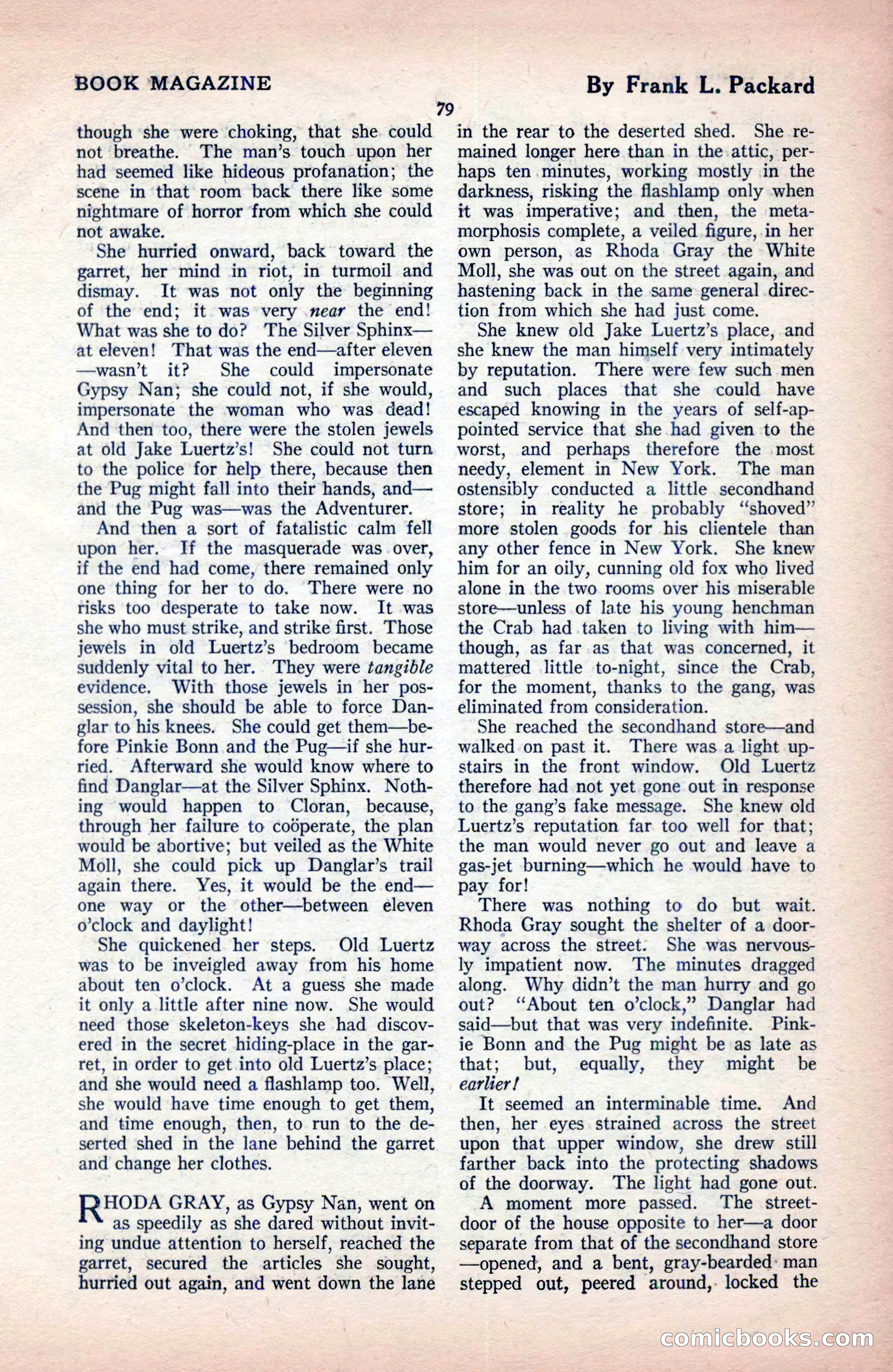 The Blue Book Magazine, December 1919 — page 85 of 216