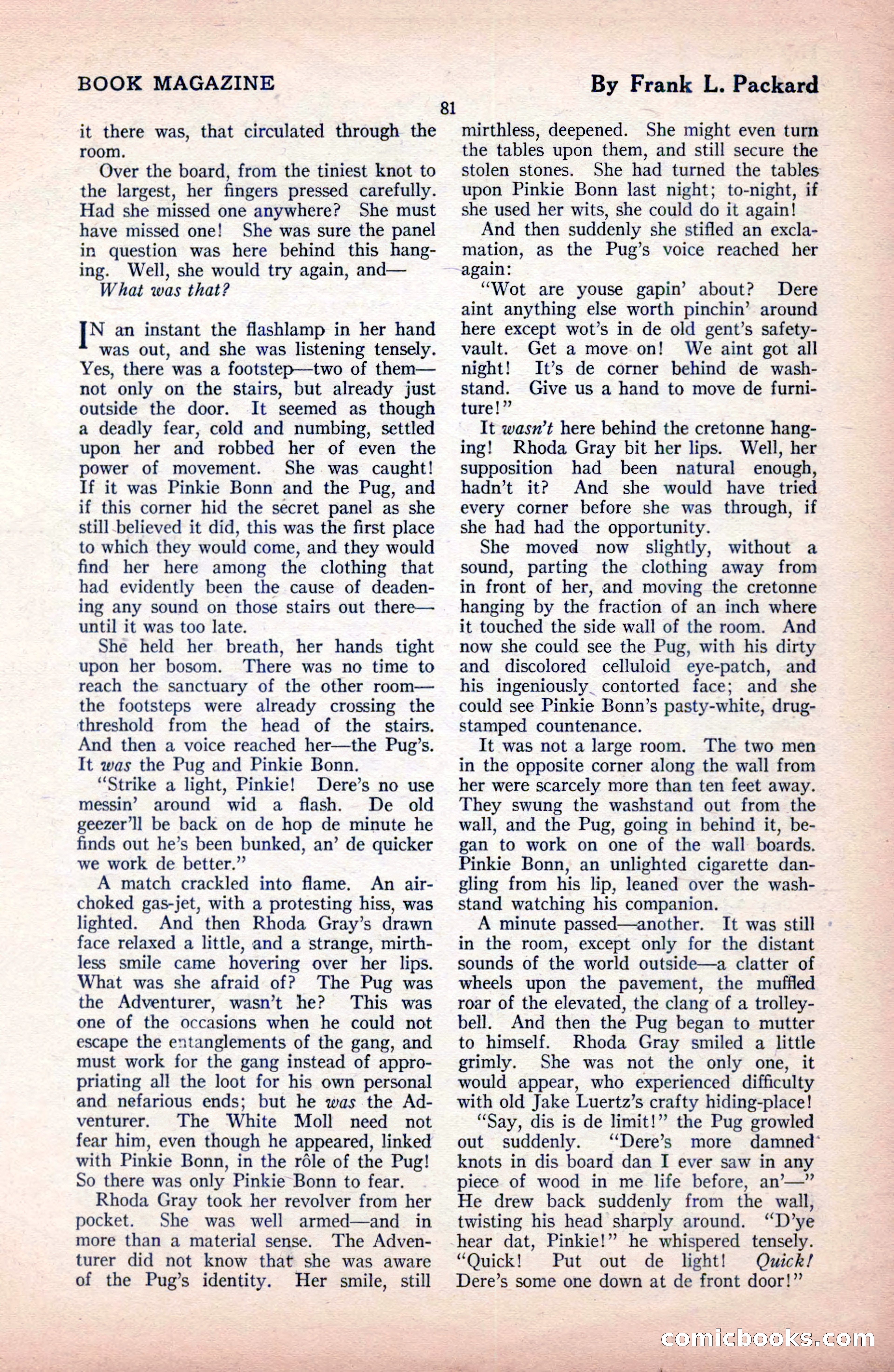 The Blue Book Magazine, December 1919 — page 87 of 216