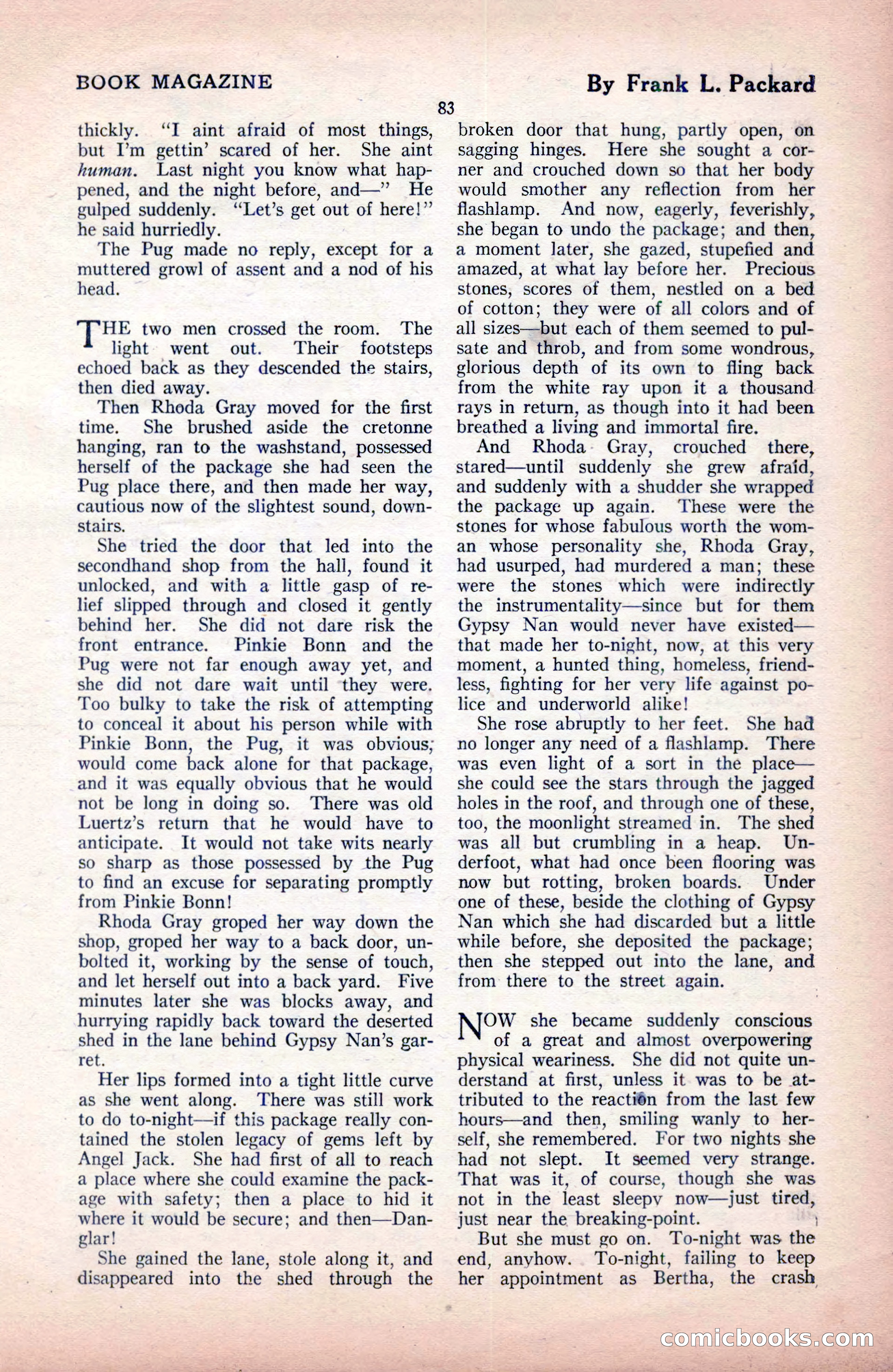 The Blue Book Magazine, December 1919 — page 89 of 216