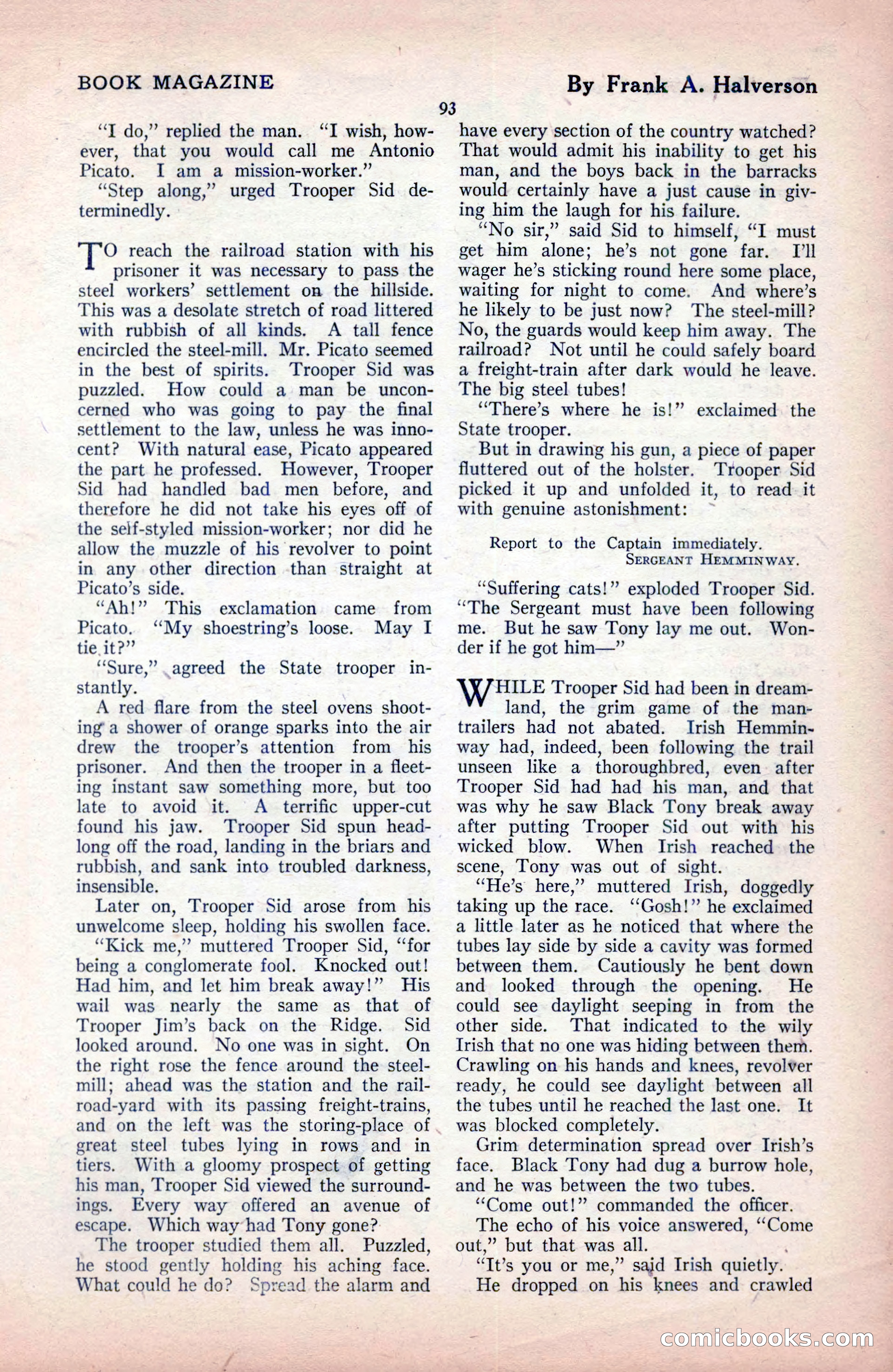 The Blue Book Magazine, December 1919 — page 99 of 216