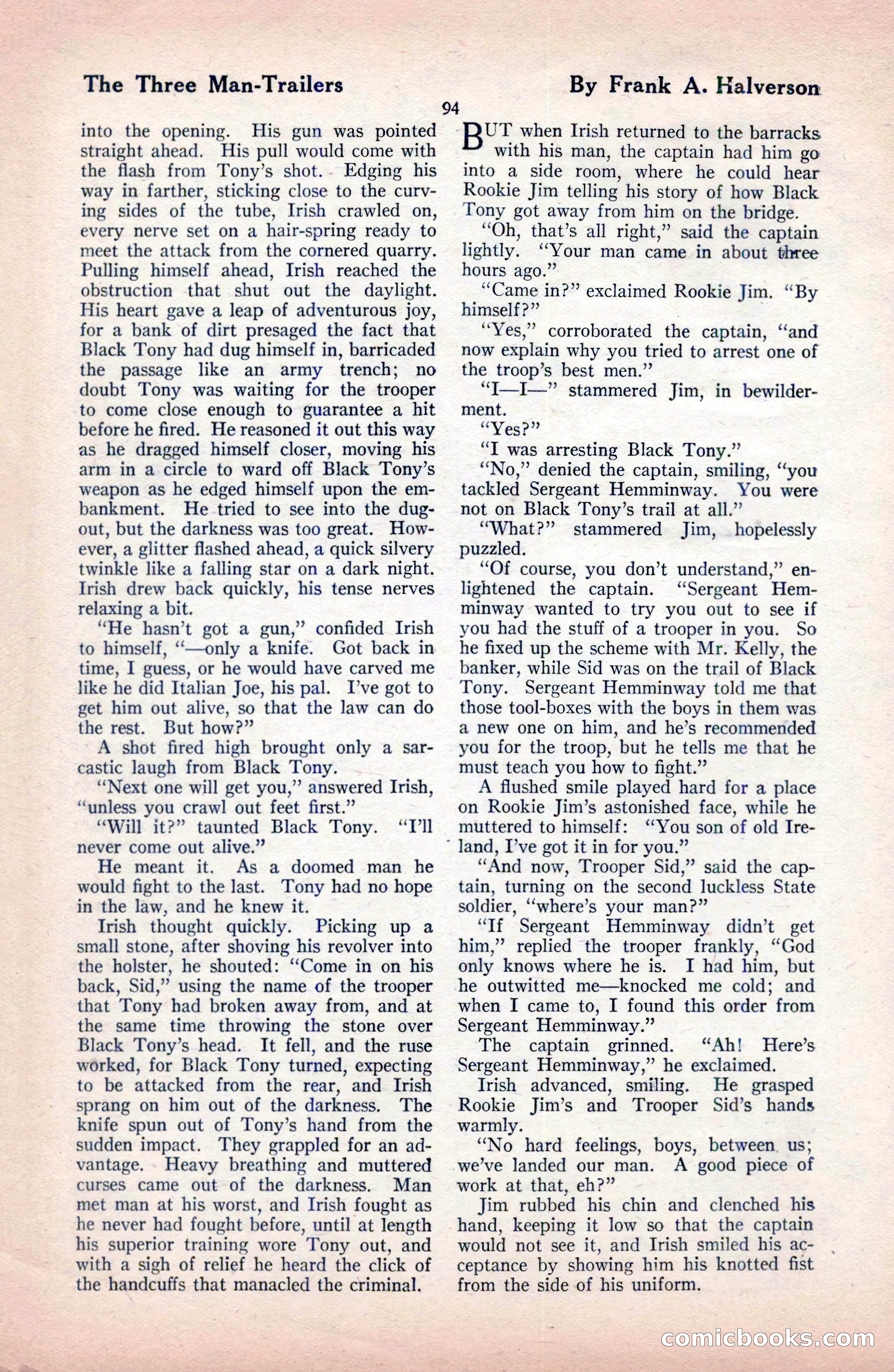 The Blue Book Magazine, December 1919 — page 100 of 216