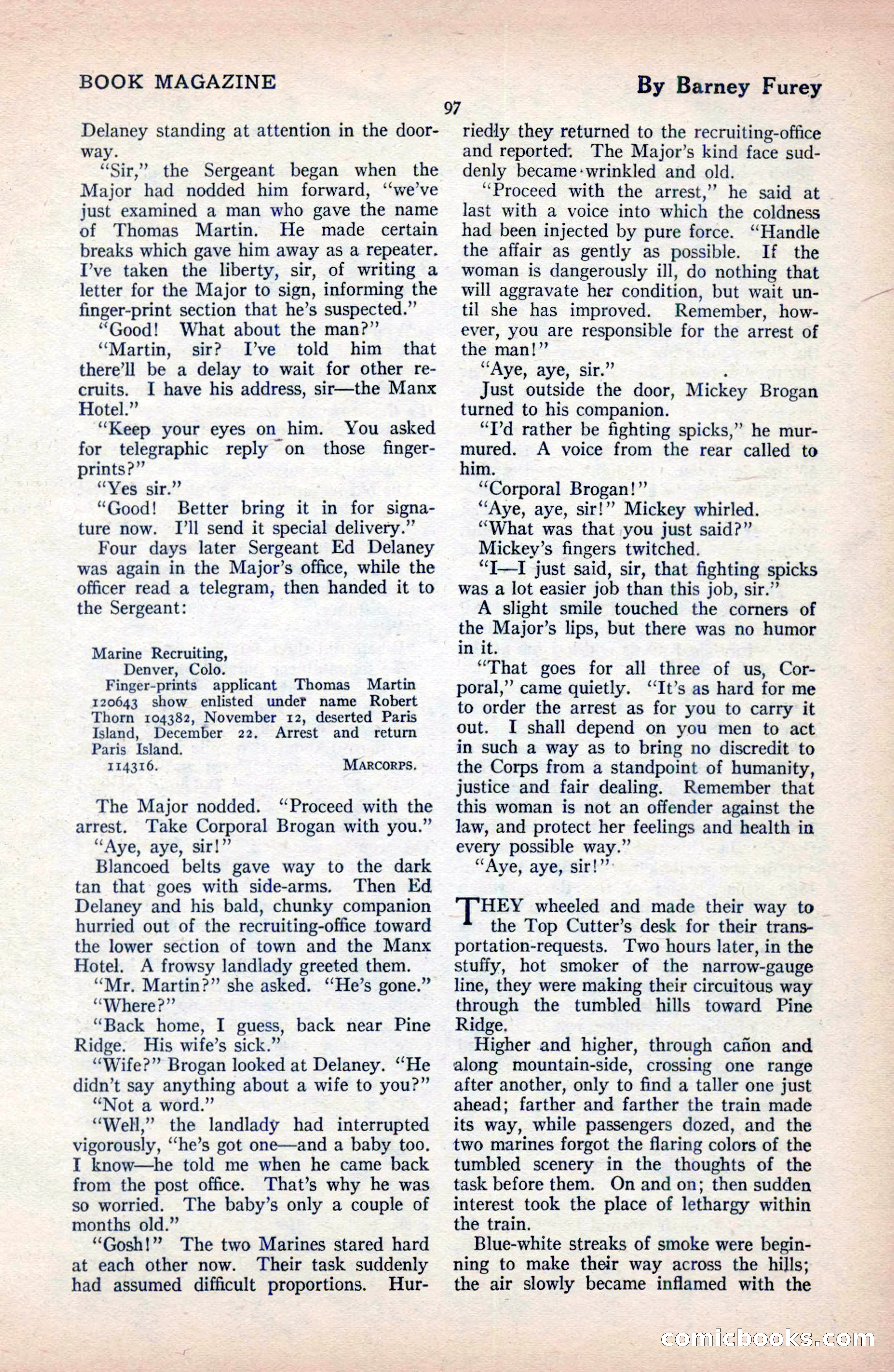 The Blue Book Magazine, December 1919 — page 103 of 216