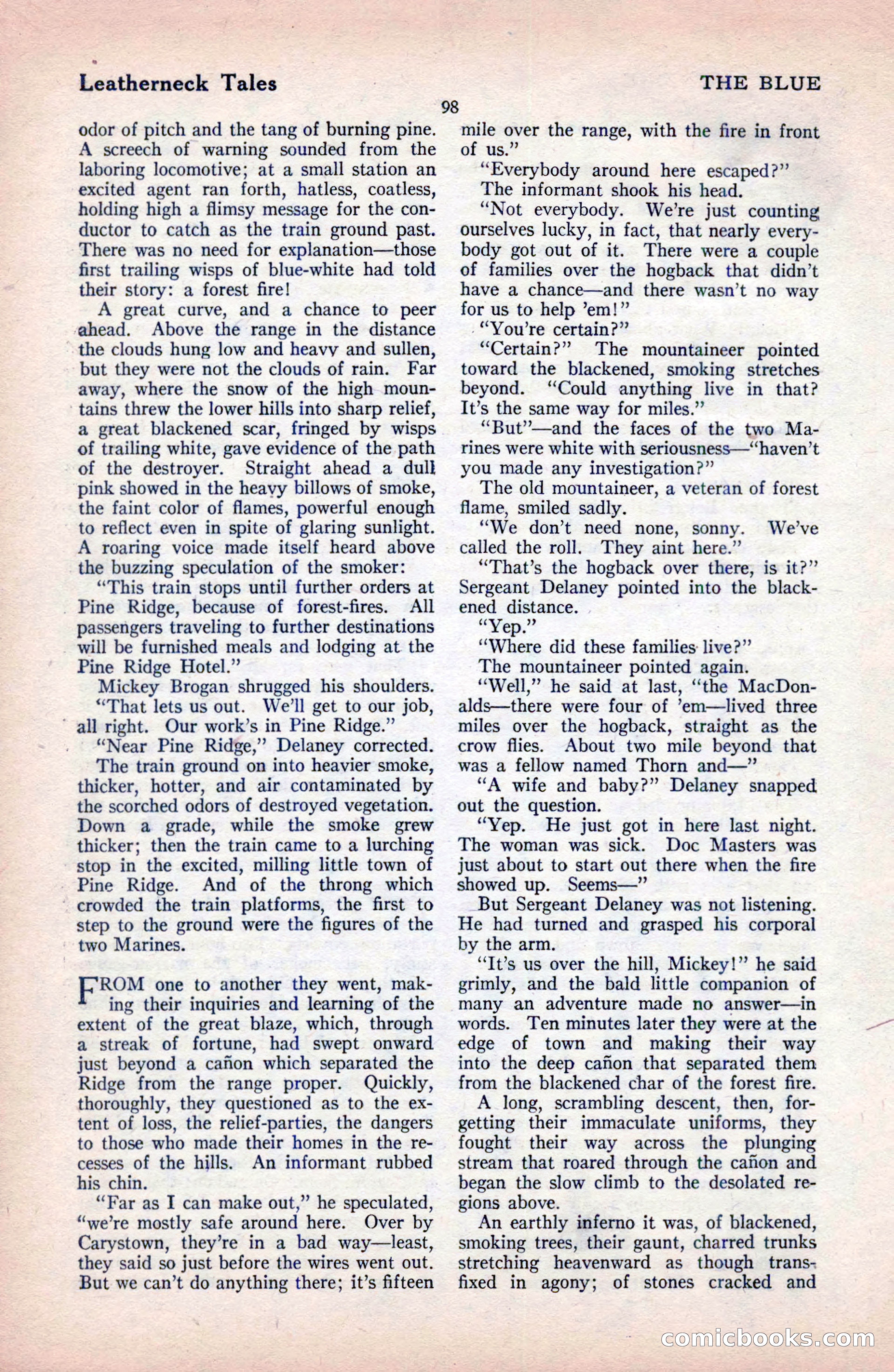 The Blue Book Magazine, December 1919 — page 104 of 216