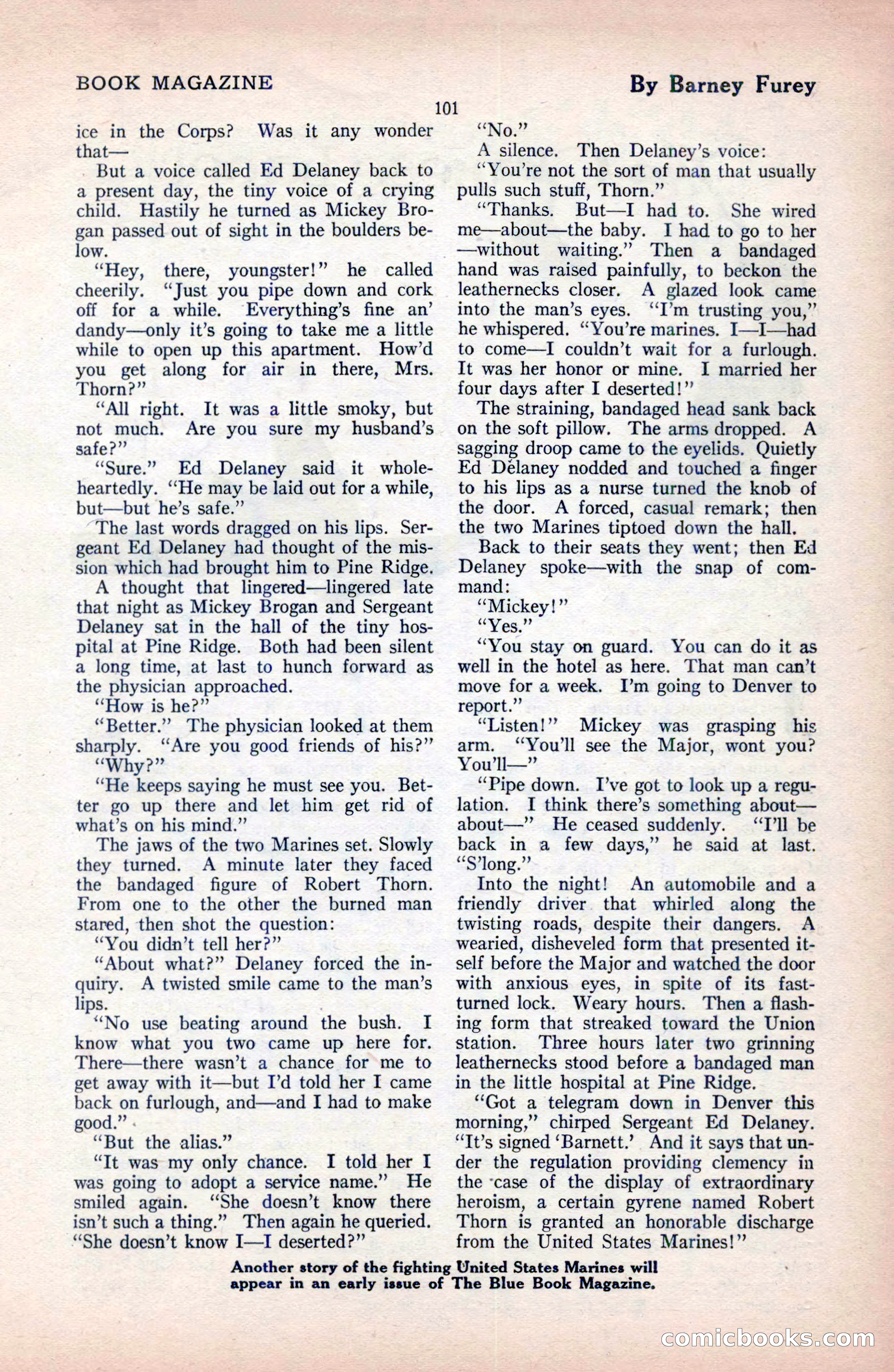 The Blue Book Magazine, December 1919 — page 107 of 216