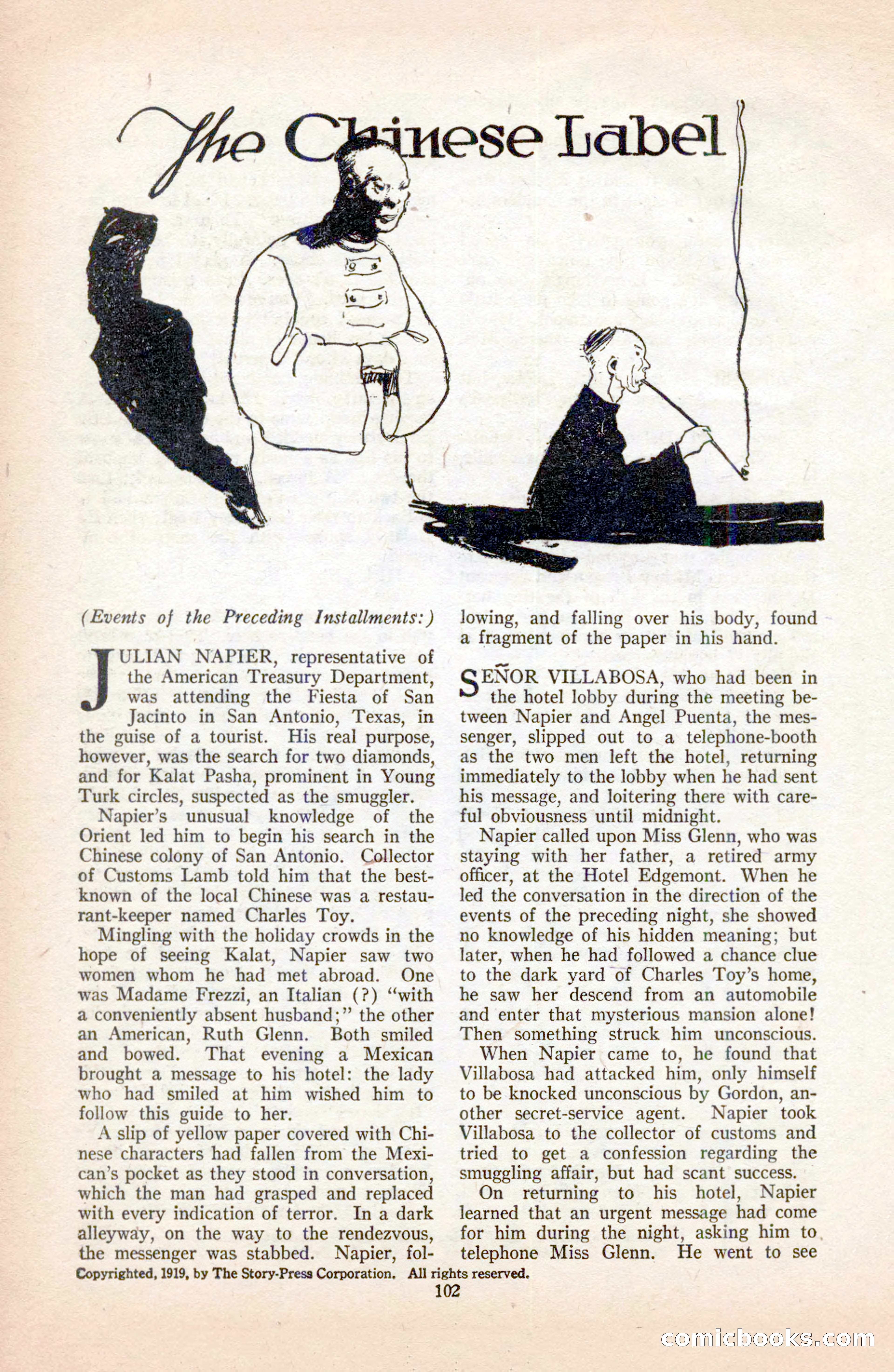 The Blue Book Magazine, December 1919 — page 108 of 216