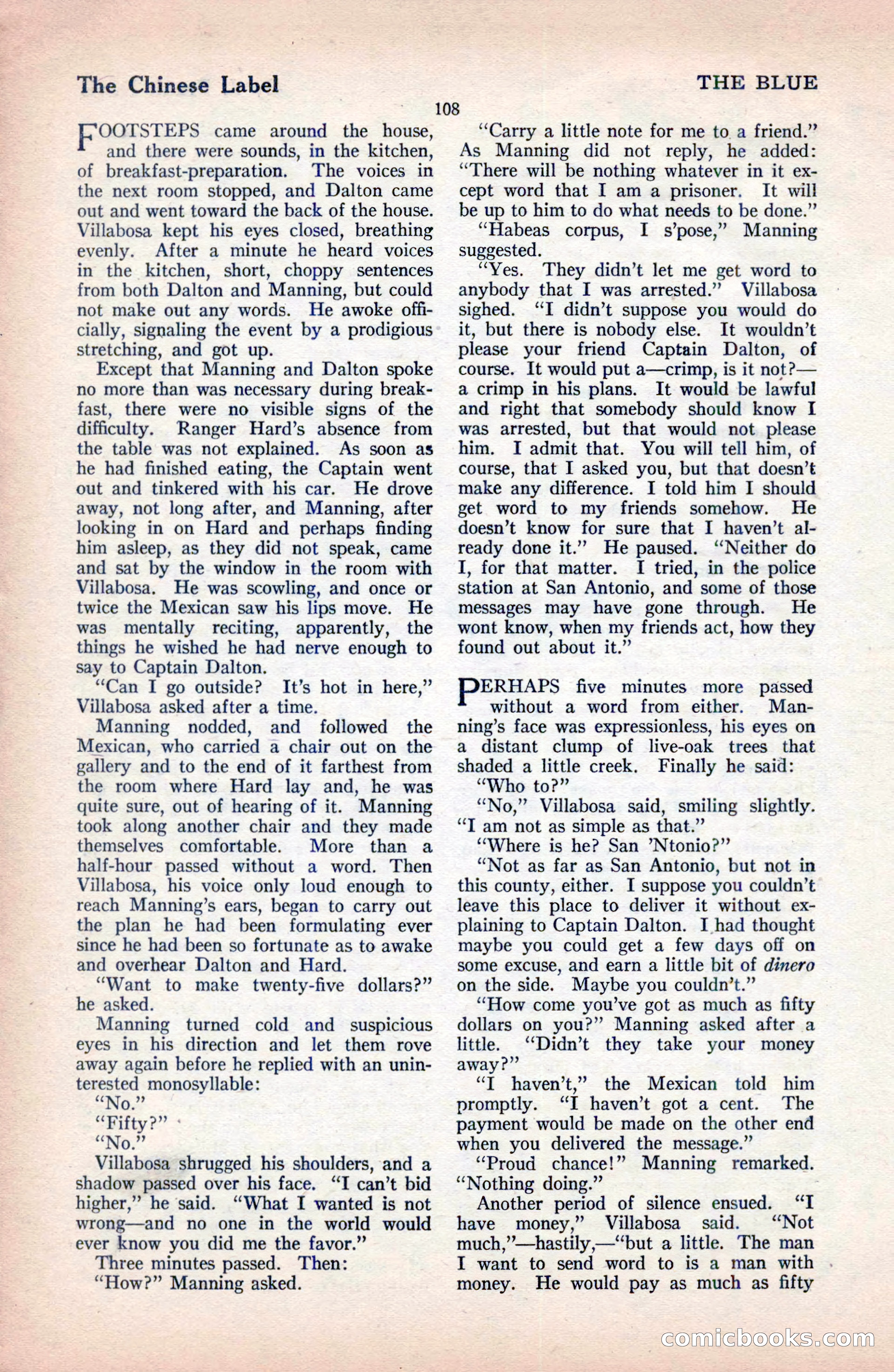 The Blue Book Magazine, December 1919 — page 114 of 216