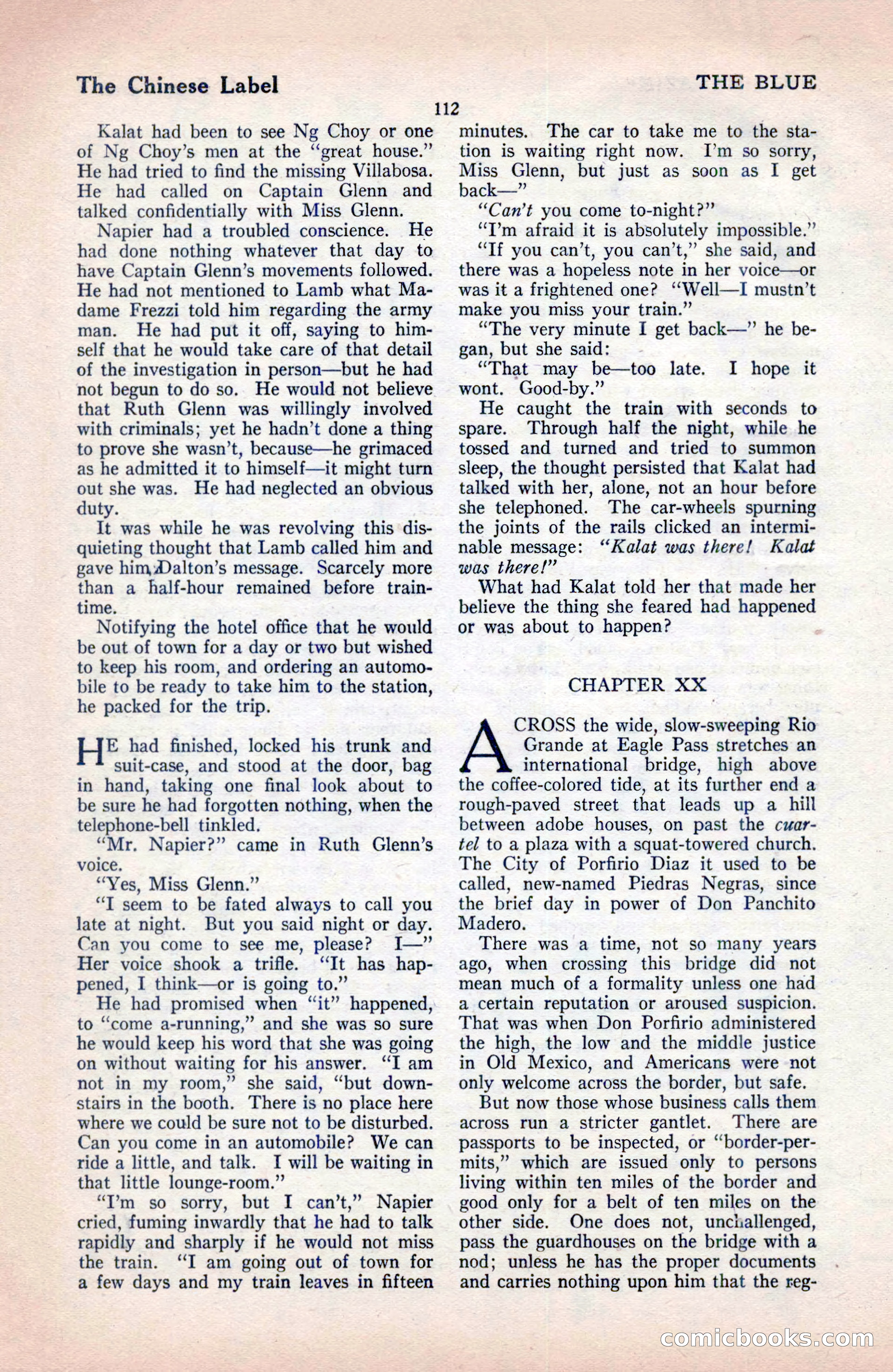 The Blue Book Magazine, December 1919 — page 118 of 216